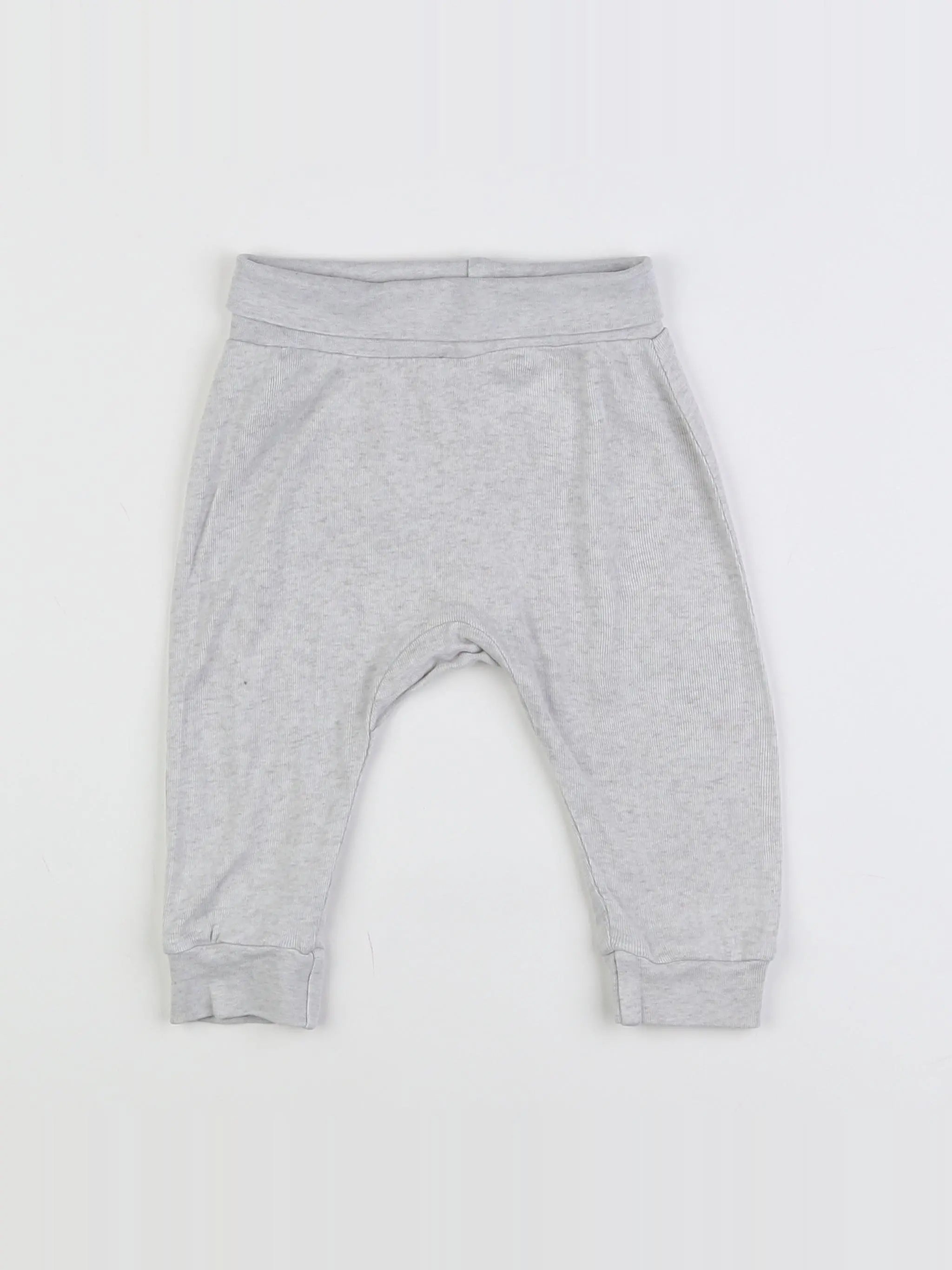 H&M - sarouel gris - 3/6 mois