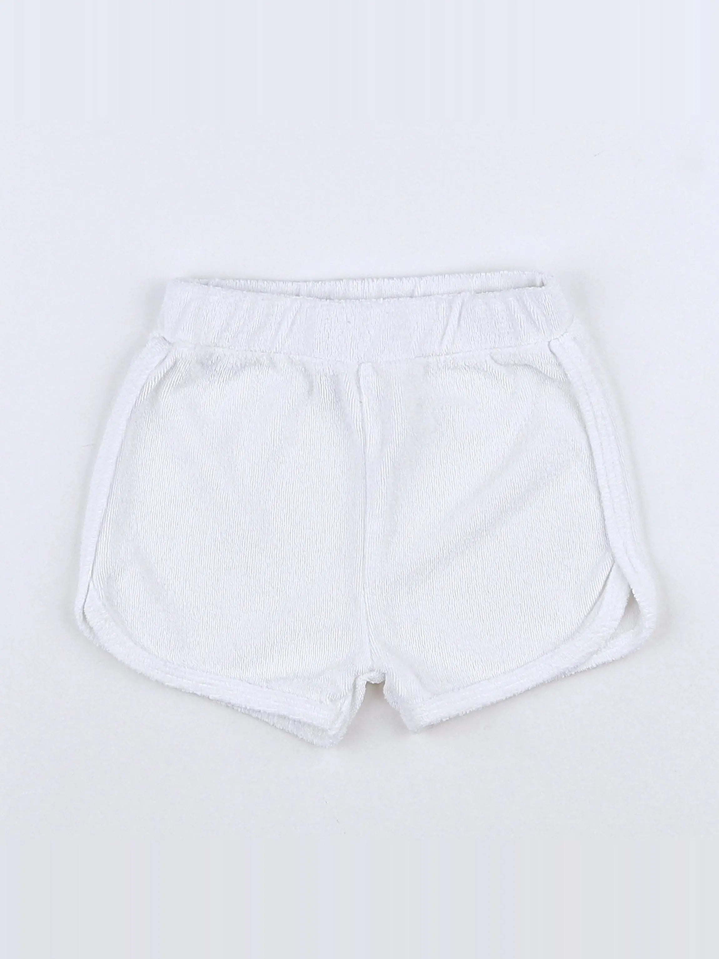 Vertbaudet - short blanc - 9 mois