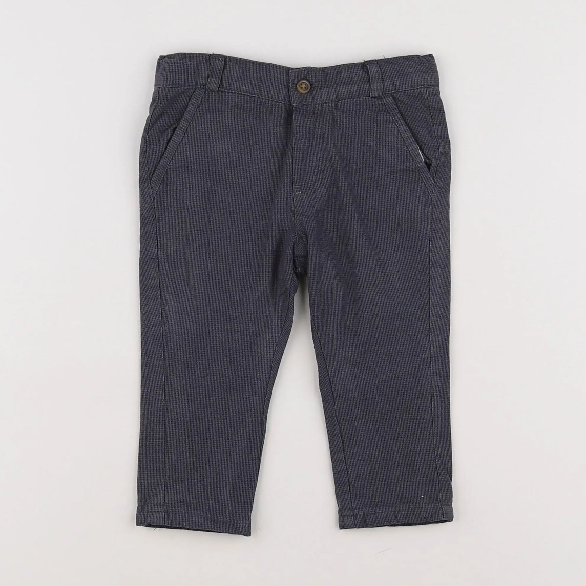 Vertbaudet - pantalon gris - 12 mois