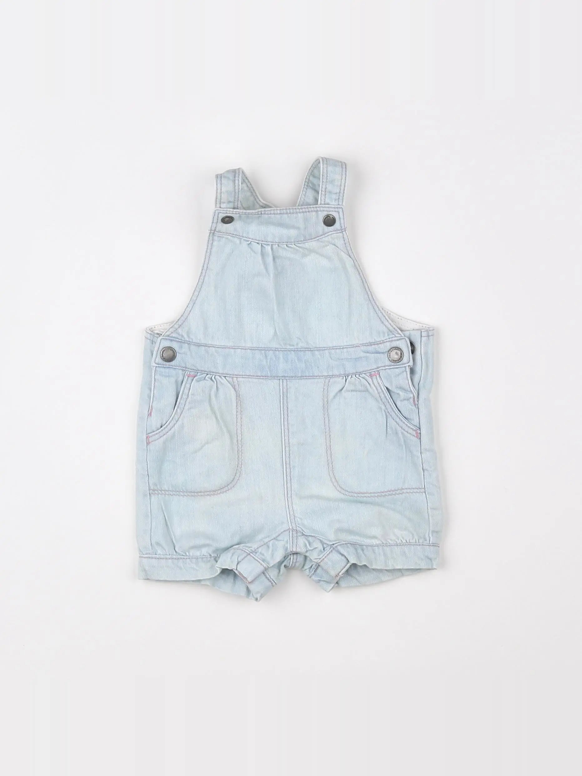 Vertbaudet - salopette bleu - 3 mois