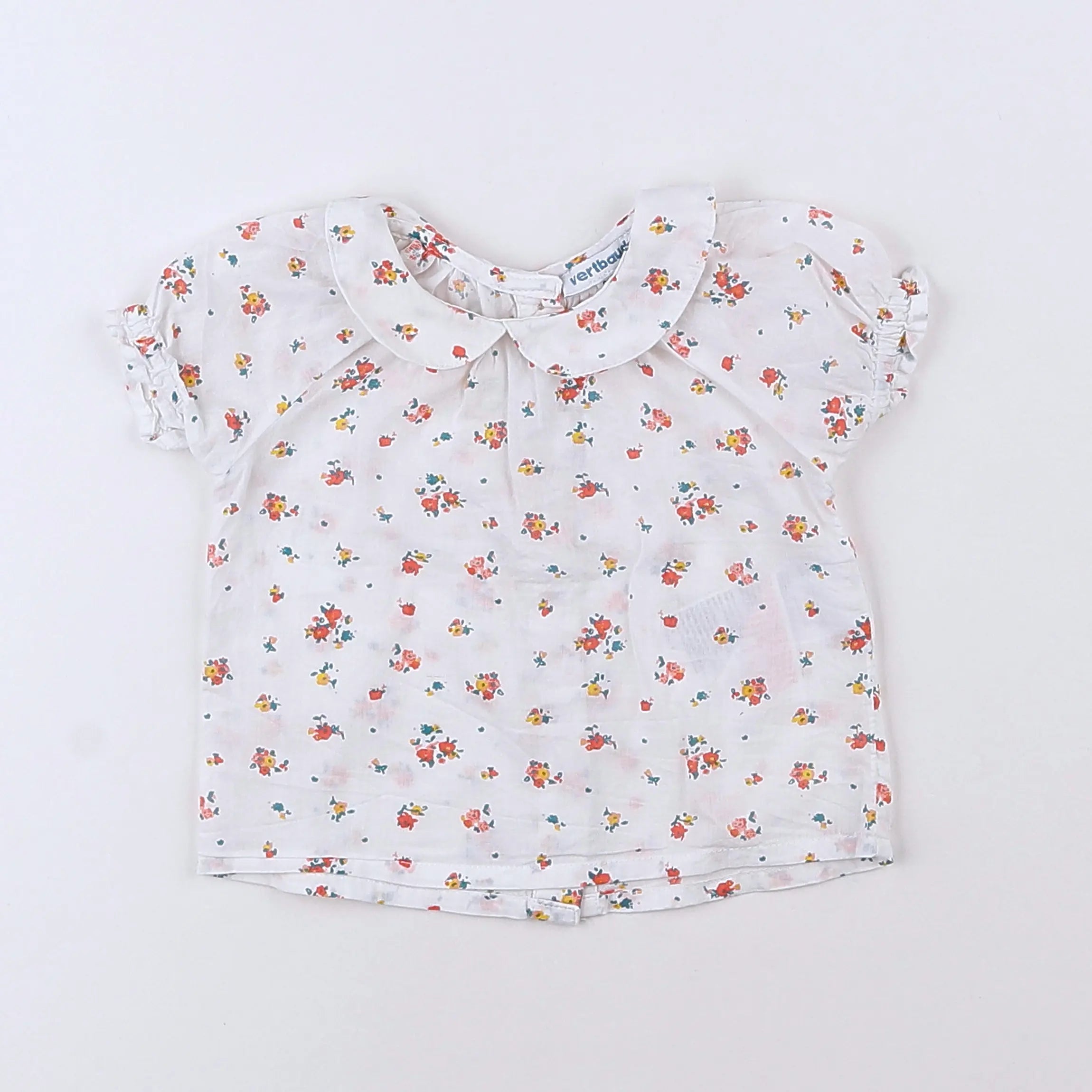 Vertbaudet - blouse blanc - 3 mois