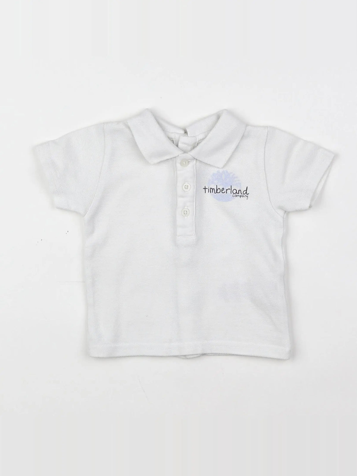Timberland - polo blanc - 3 mois