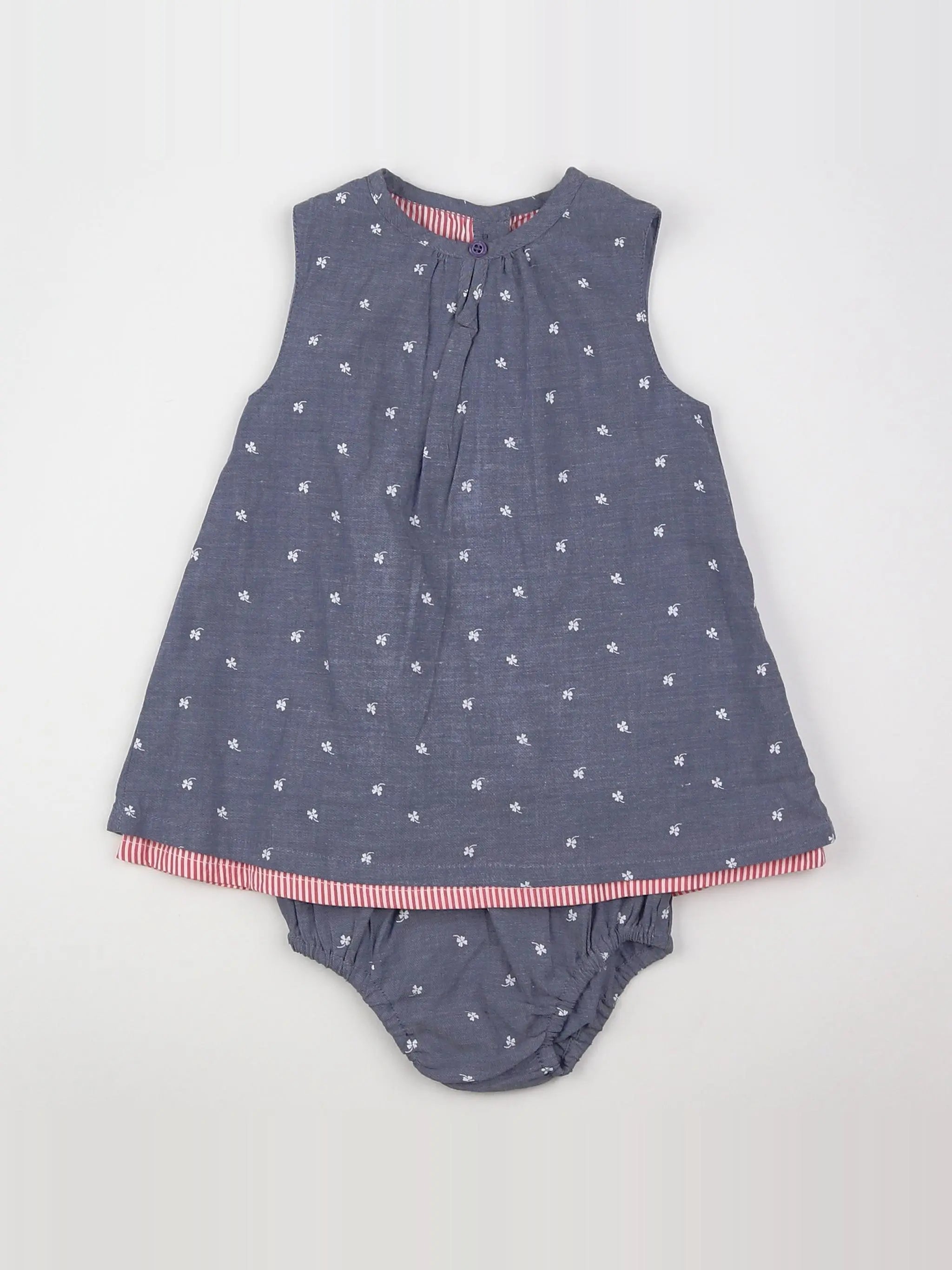 Cadet Rousselle - robe gris - 6 mois