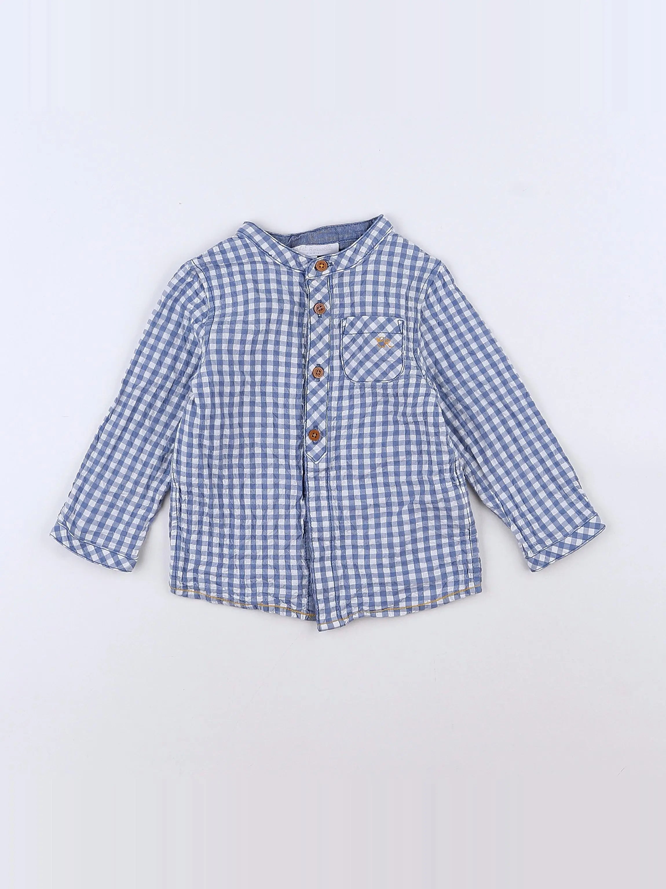 Cadet Rousselle - chemise blanc, bleu - 12 mois