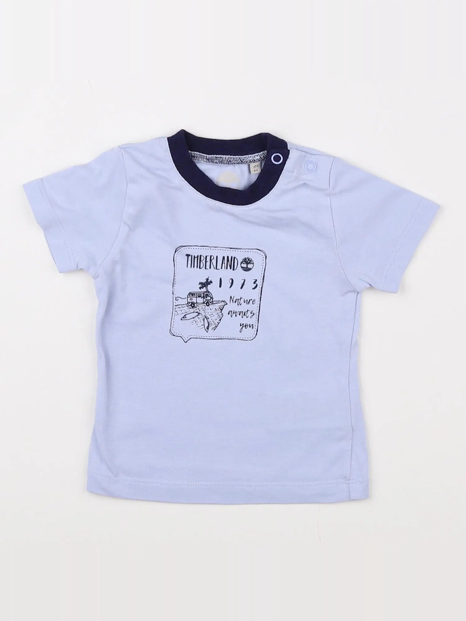 Timberland - tee-shirt bleu - 3 mois