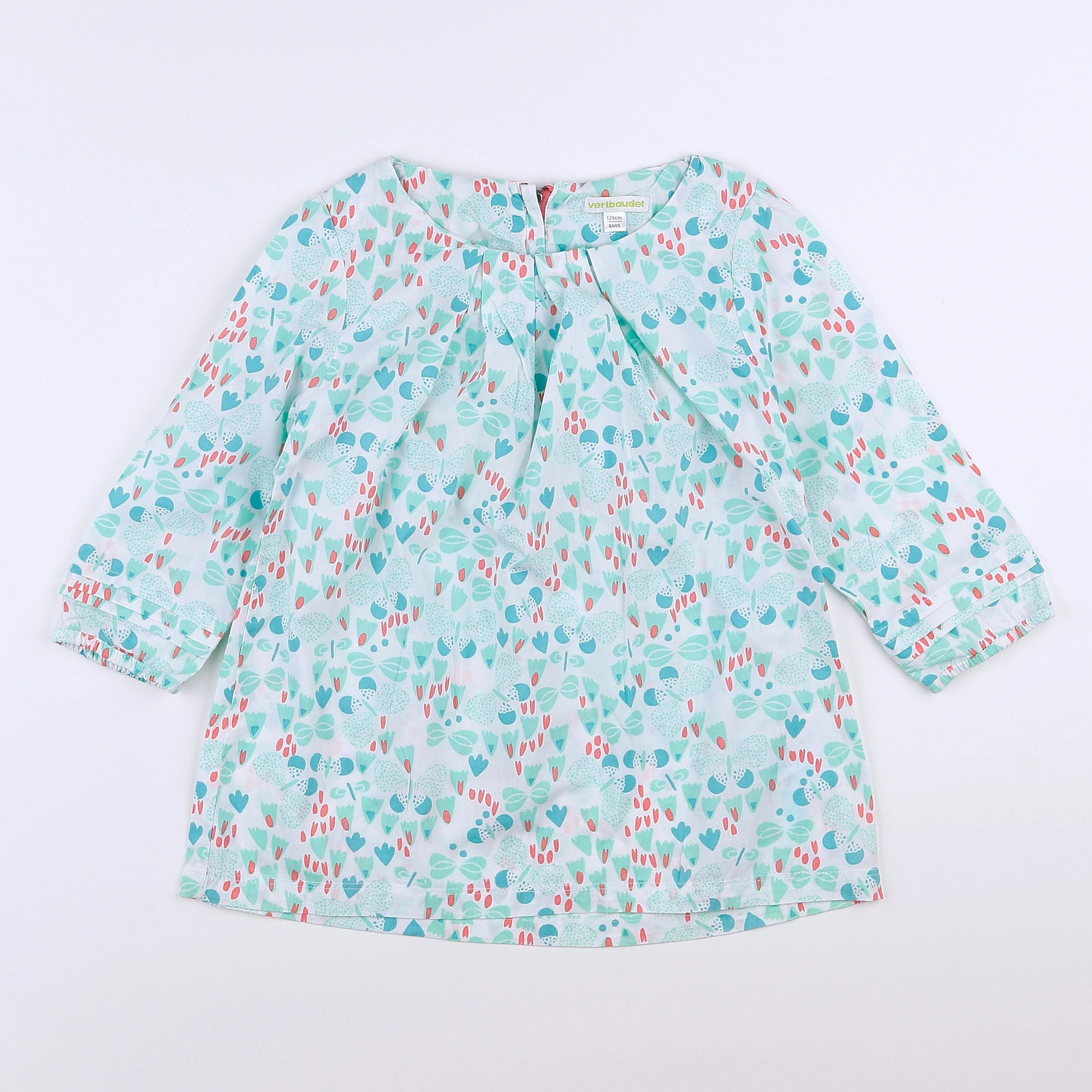 Vertbaudet - robe bleu - 8 ans