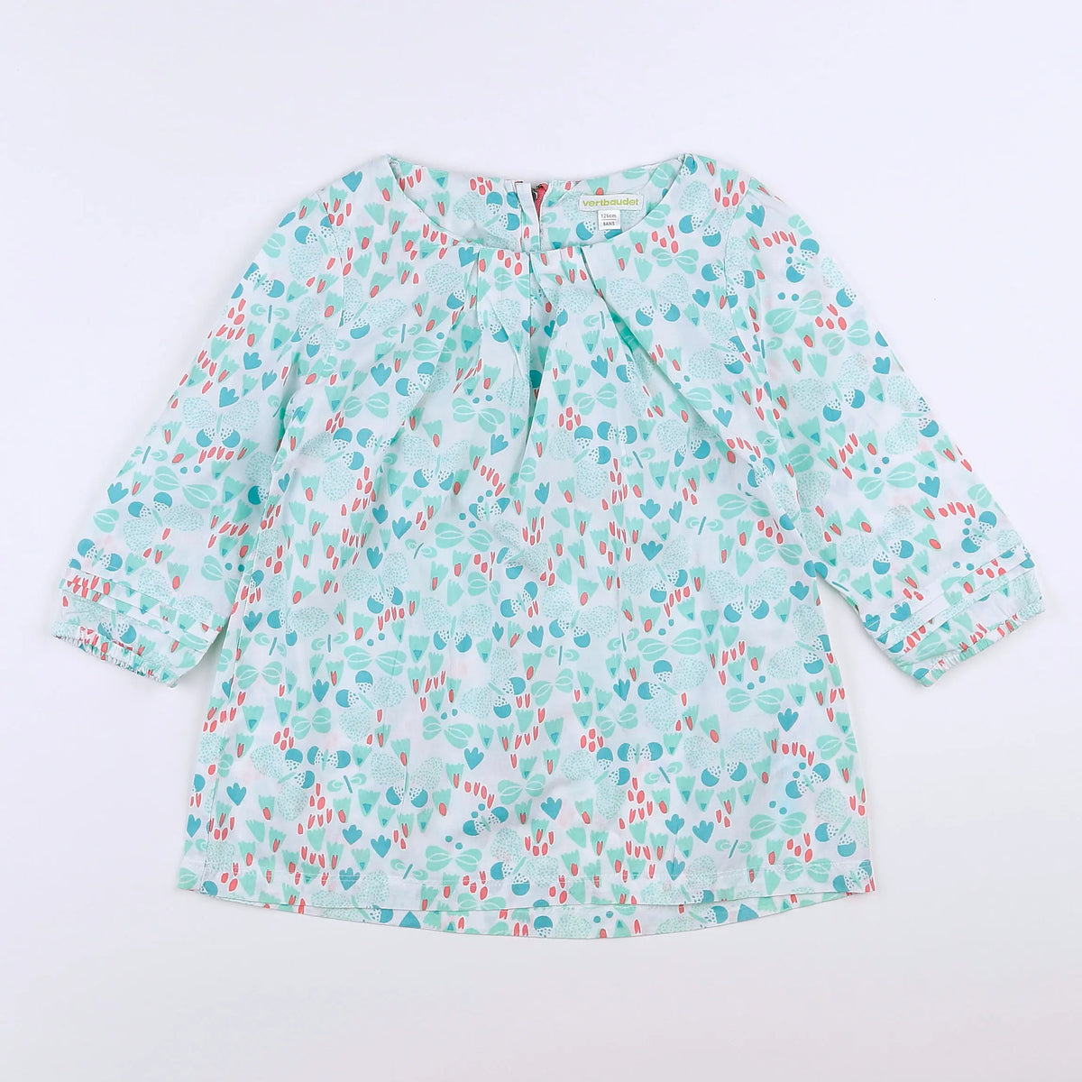 Vertbaudet - robe bleu - 8 ans