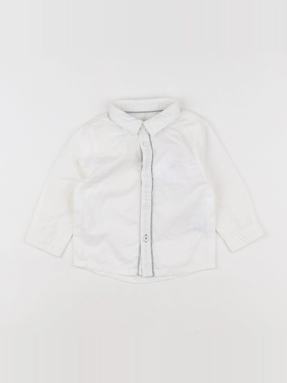 Vertbaudet - chemise blanc - 12 mois