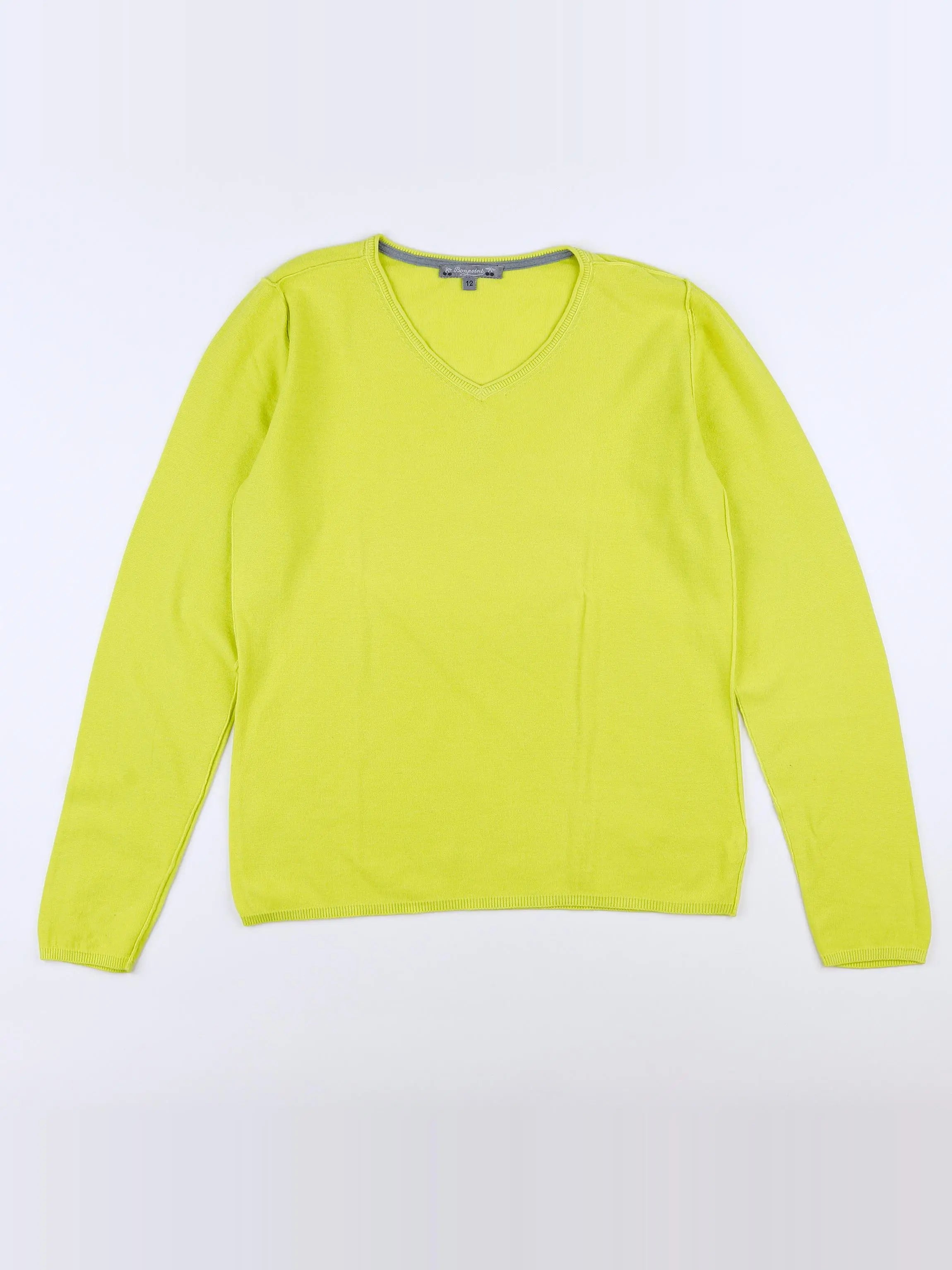 Bonpoint - pull jaune - 12 ans