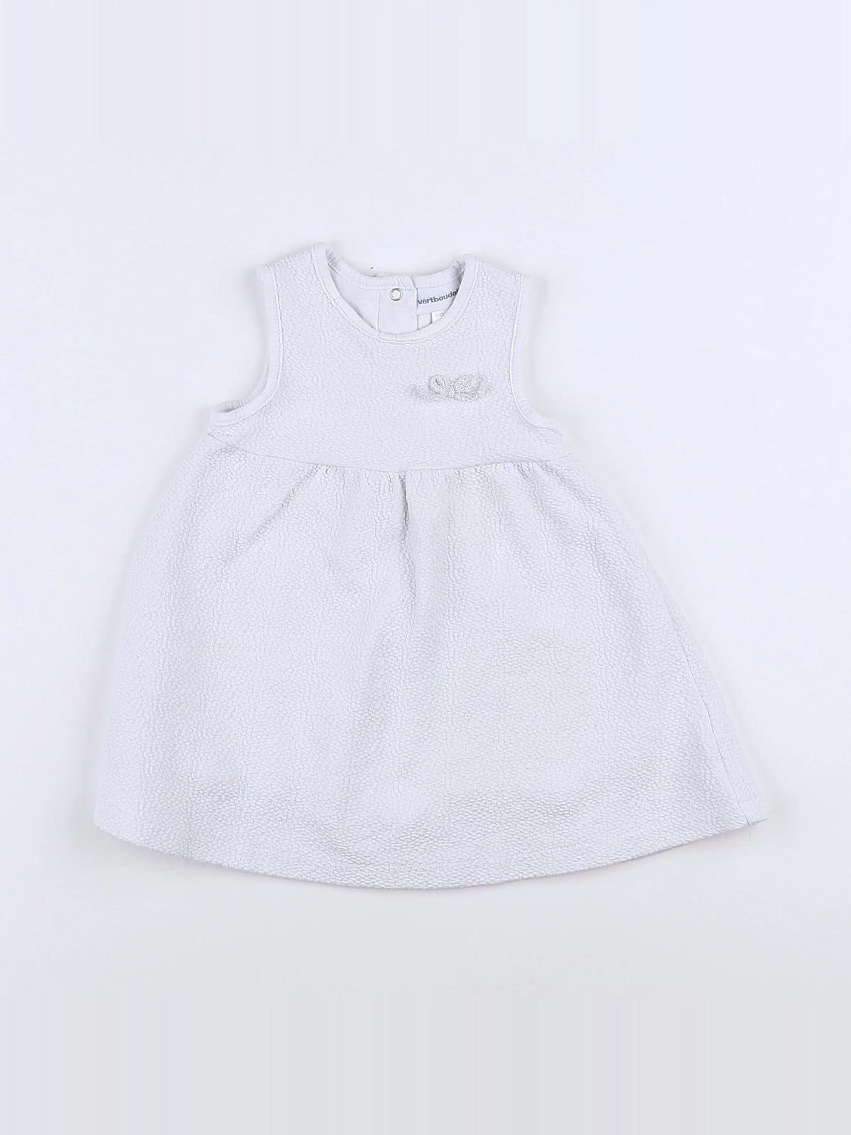 Vertbaudet - robe blanc - 6 mois