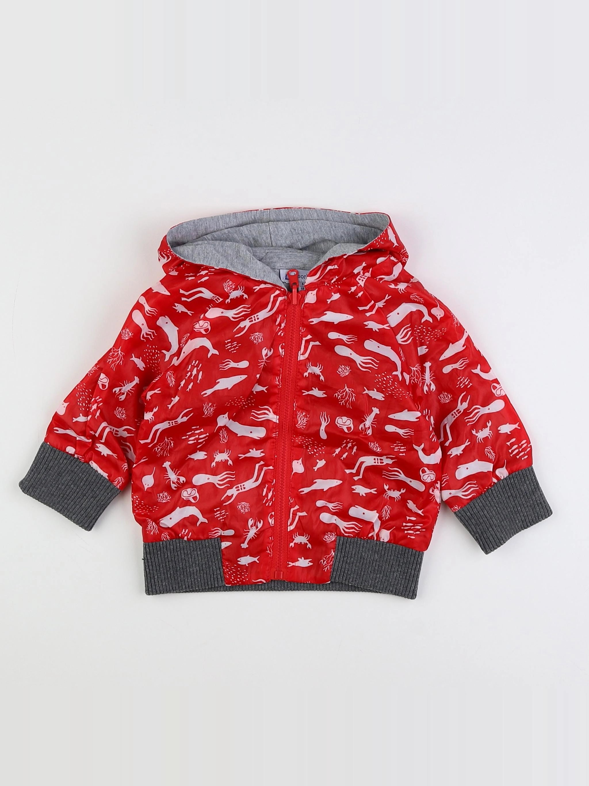 Absorba - veste rouge - 6 mois