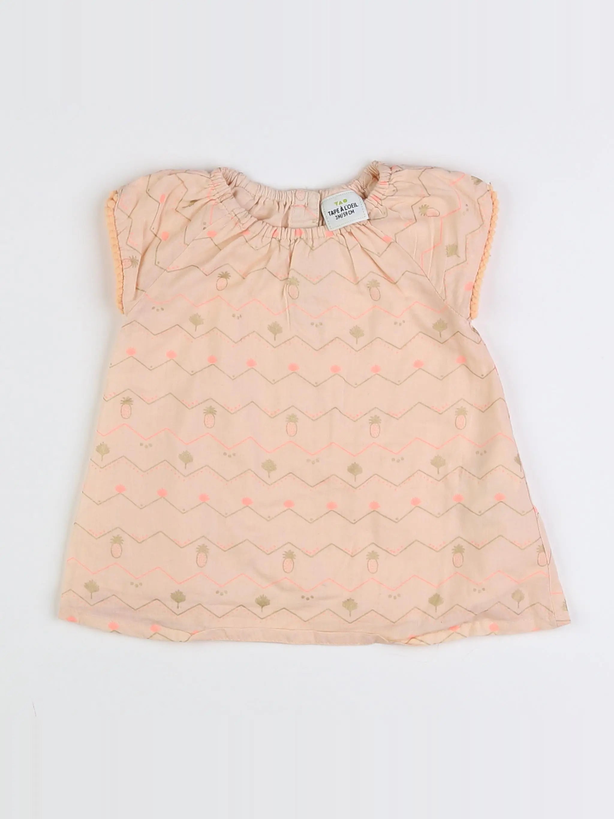 Tape à l'oeil - robe rose - 3 mois