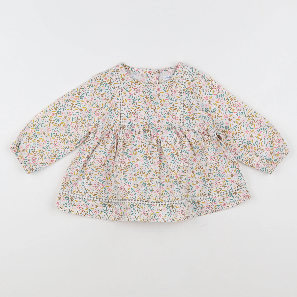 Vertbaudet - blouse multicolore - 12 mois