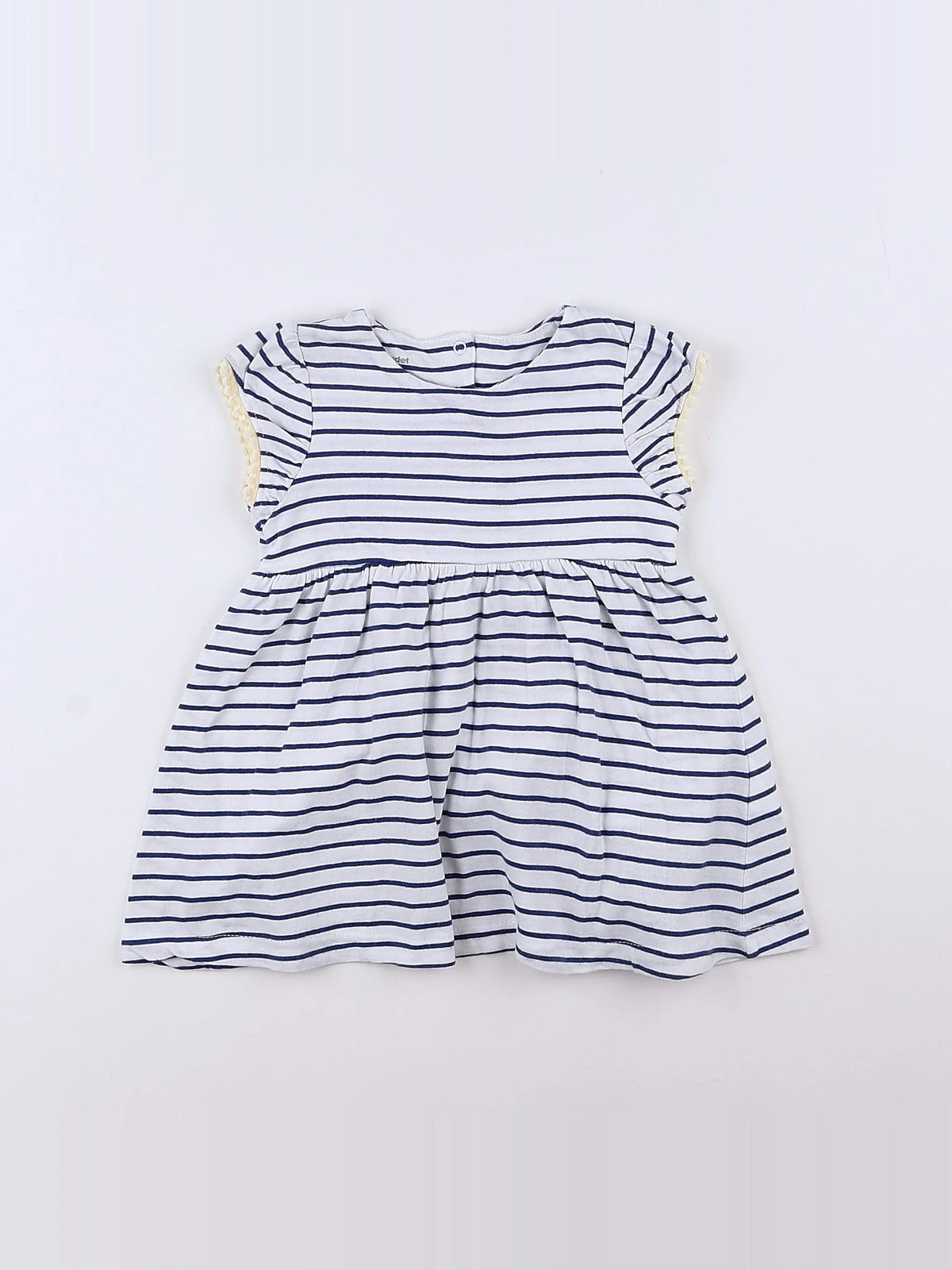 Vertbaudet - robe blanc - 18 mois
