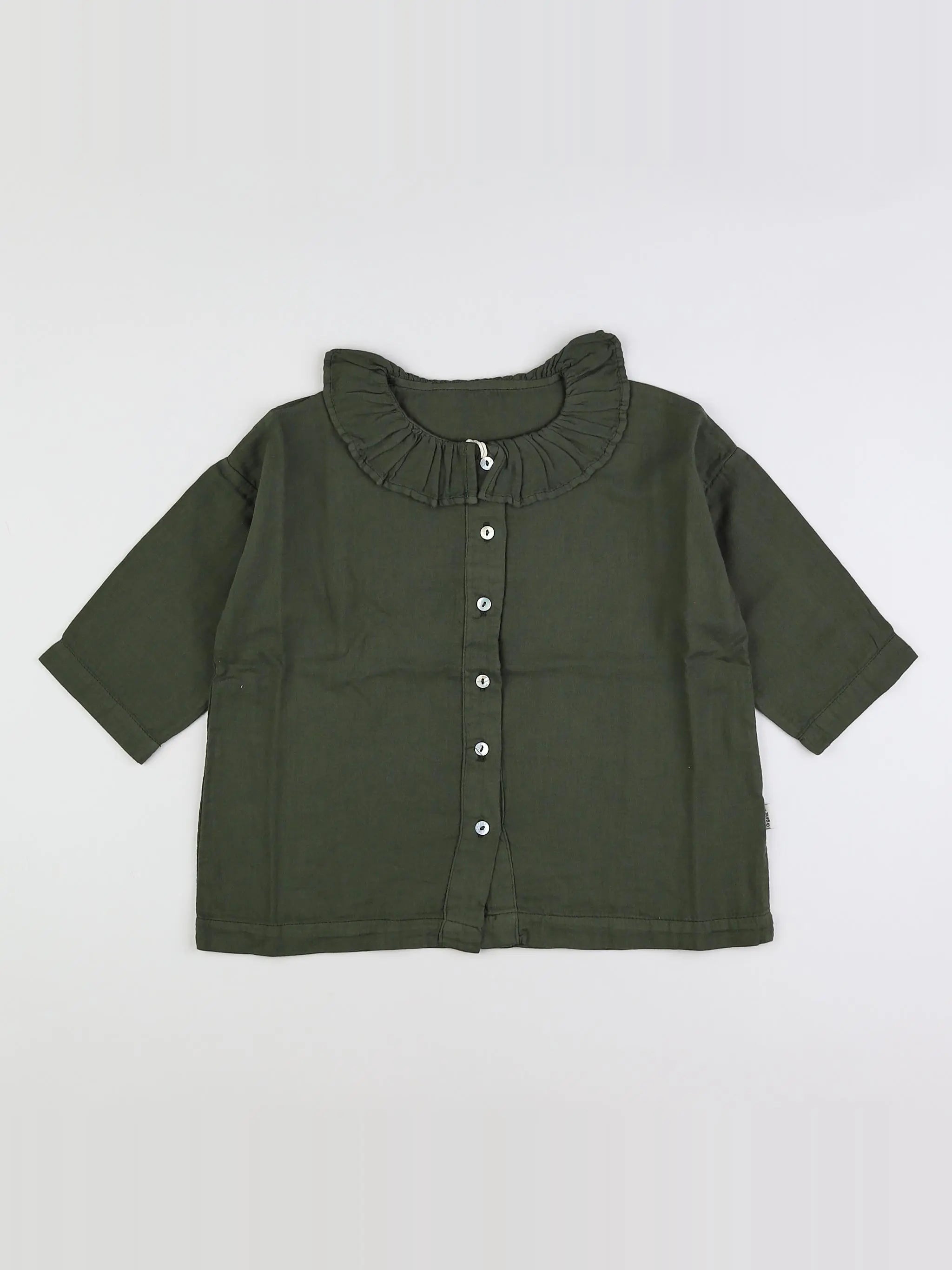 Poudre Organic - blouse vert (neuf) - 4 ans