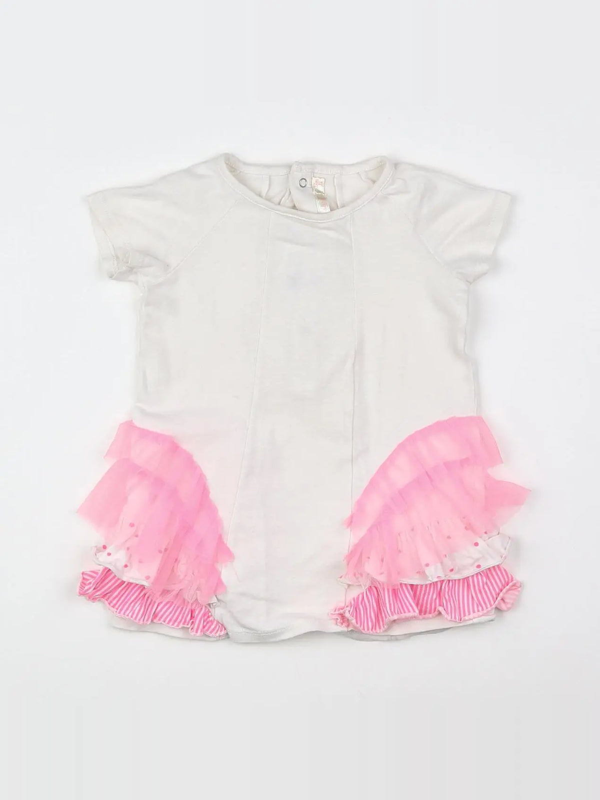 Billie Blush - robe blanc, rose - 12 mois