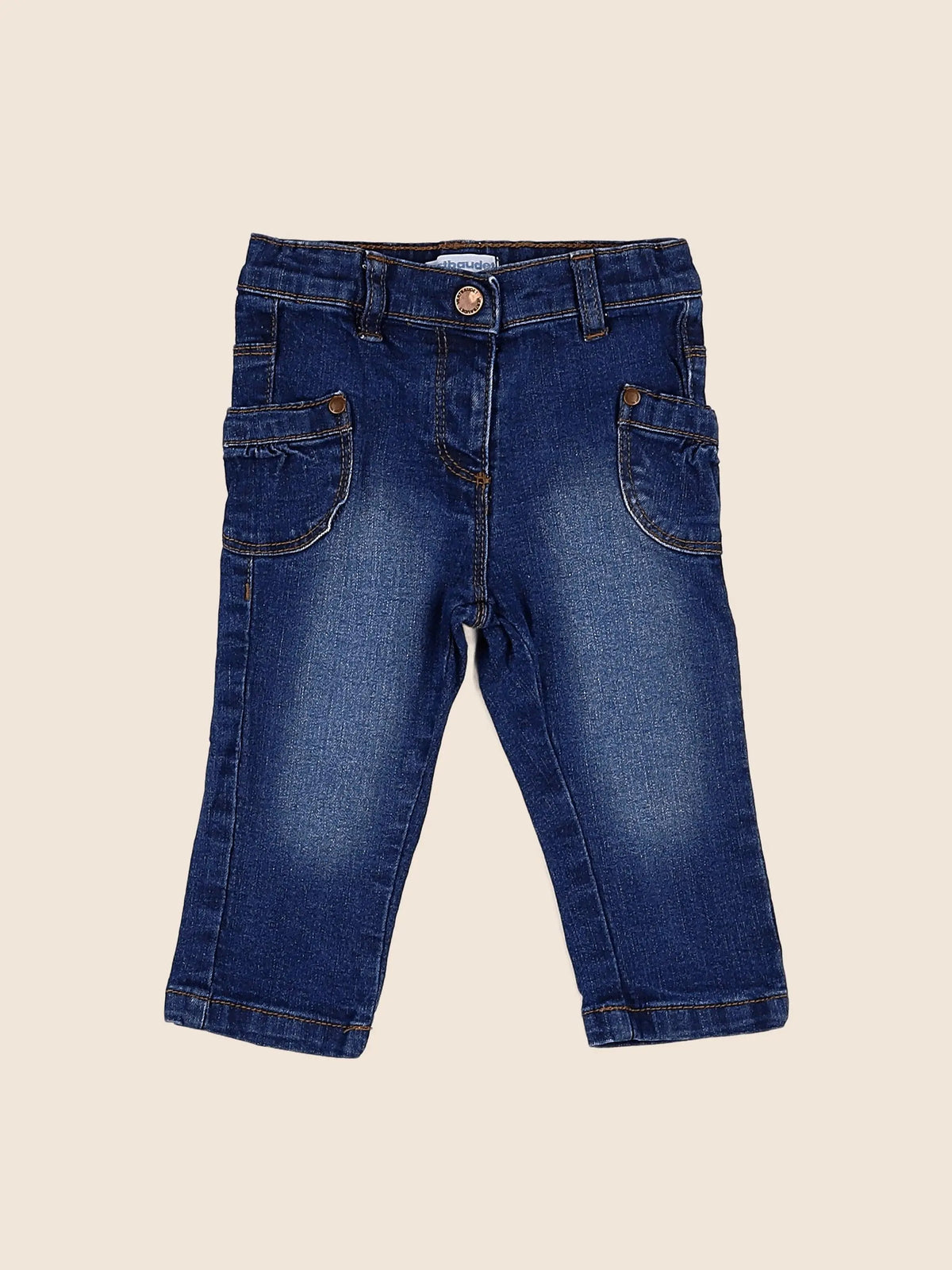 Vertbaudet - jean bleu - 9 mois