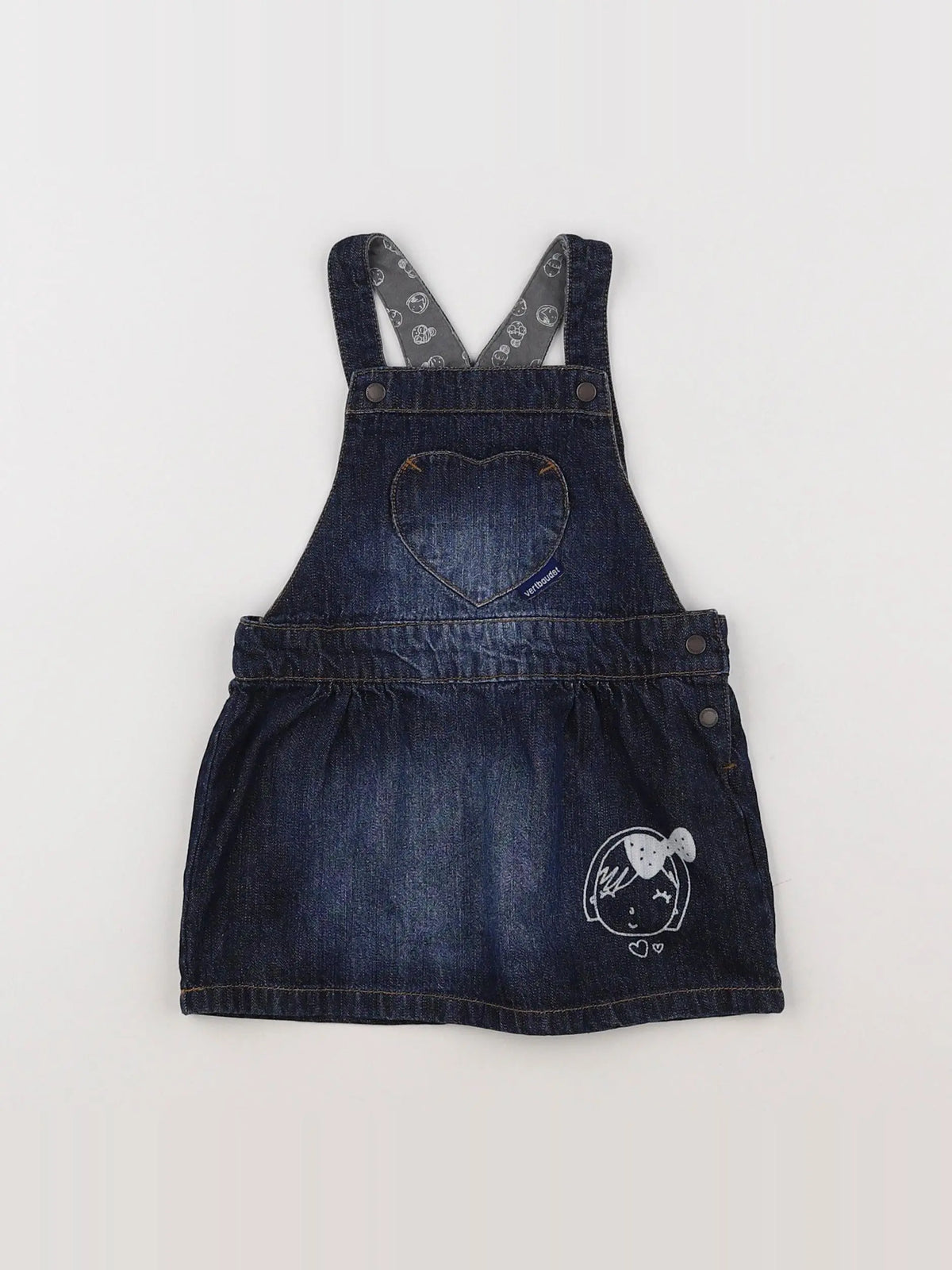 Vertbaudet - robe bleu - 18 mois