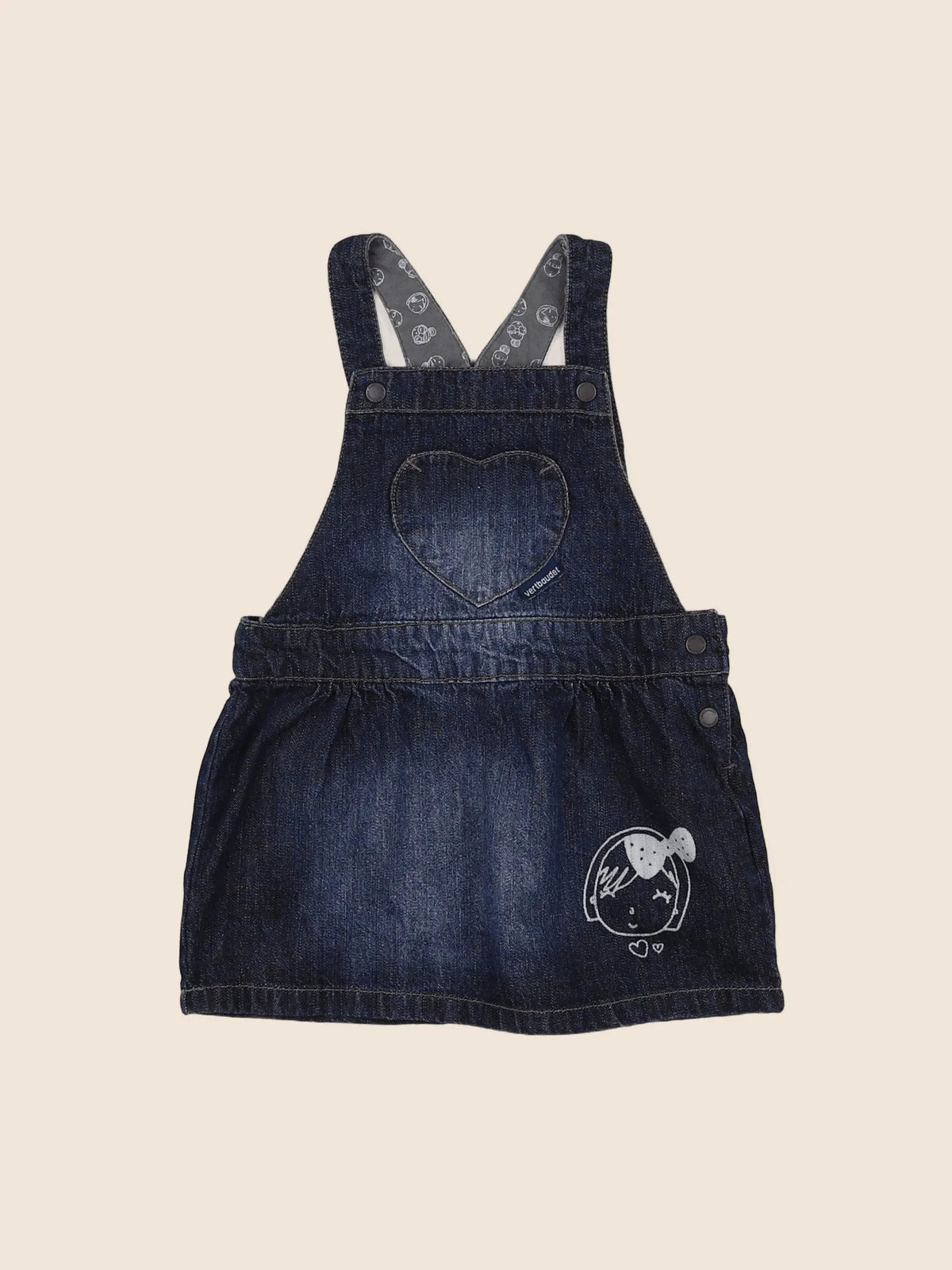 Vertbaudet - robe bleu - 18 mois