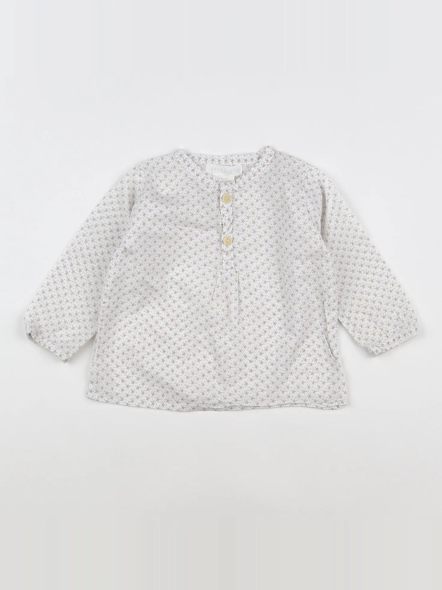 Serendipity - chemise beige, blanc - 9 mois