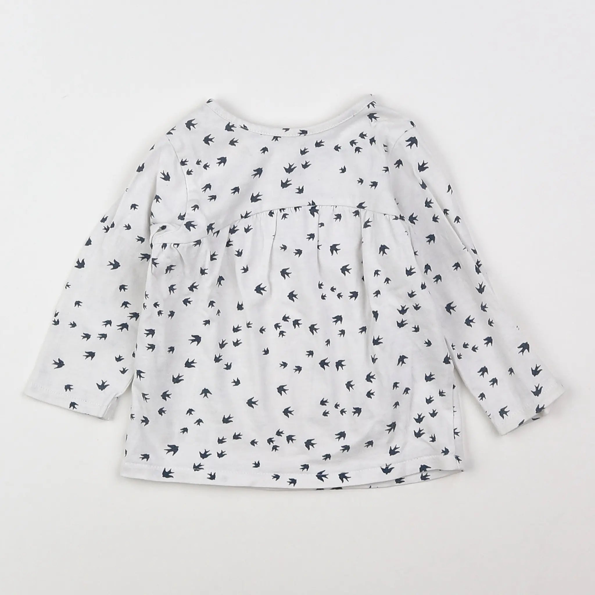 Vertbaudet - tee-shirt blanc - 9 mois