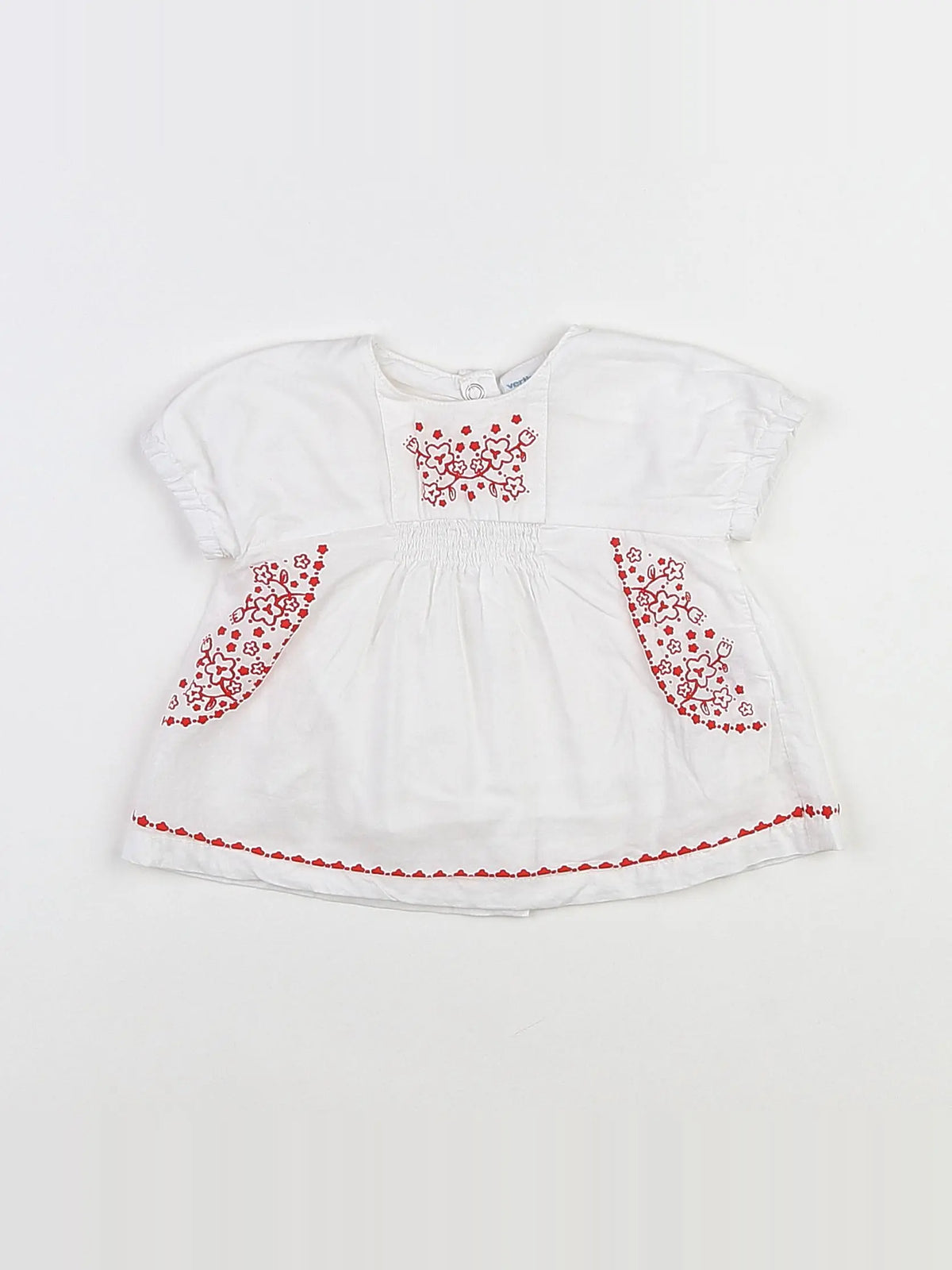 Vertbaudet - blouse blanc - 3 mois