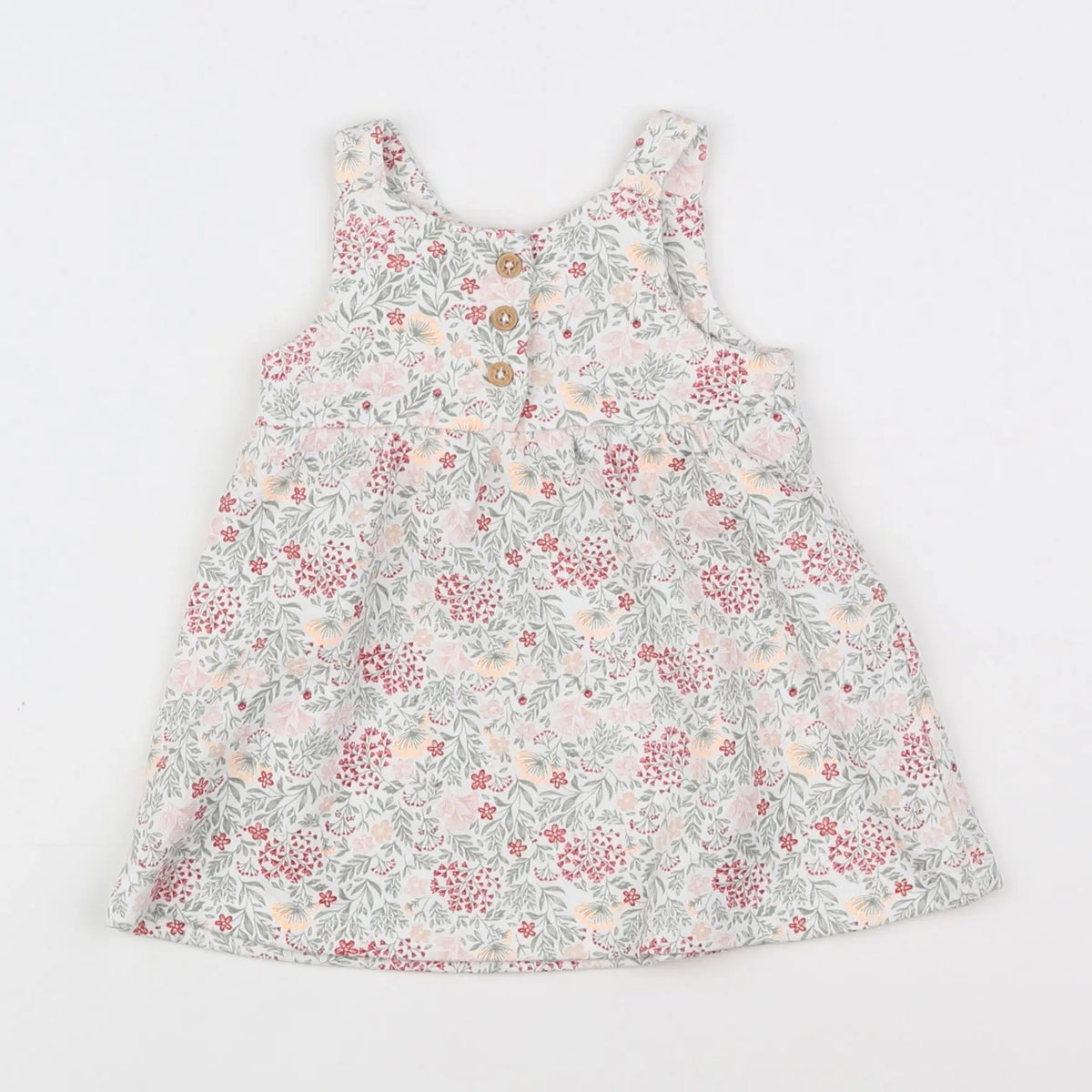 Vertbaudet - robe multicolore - 3 mois