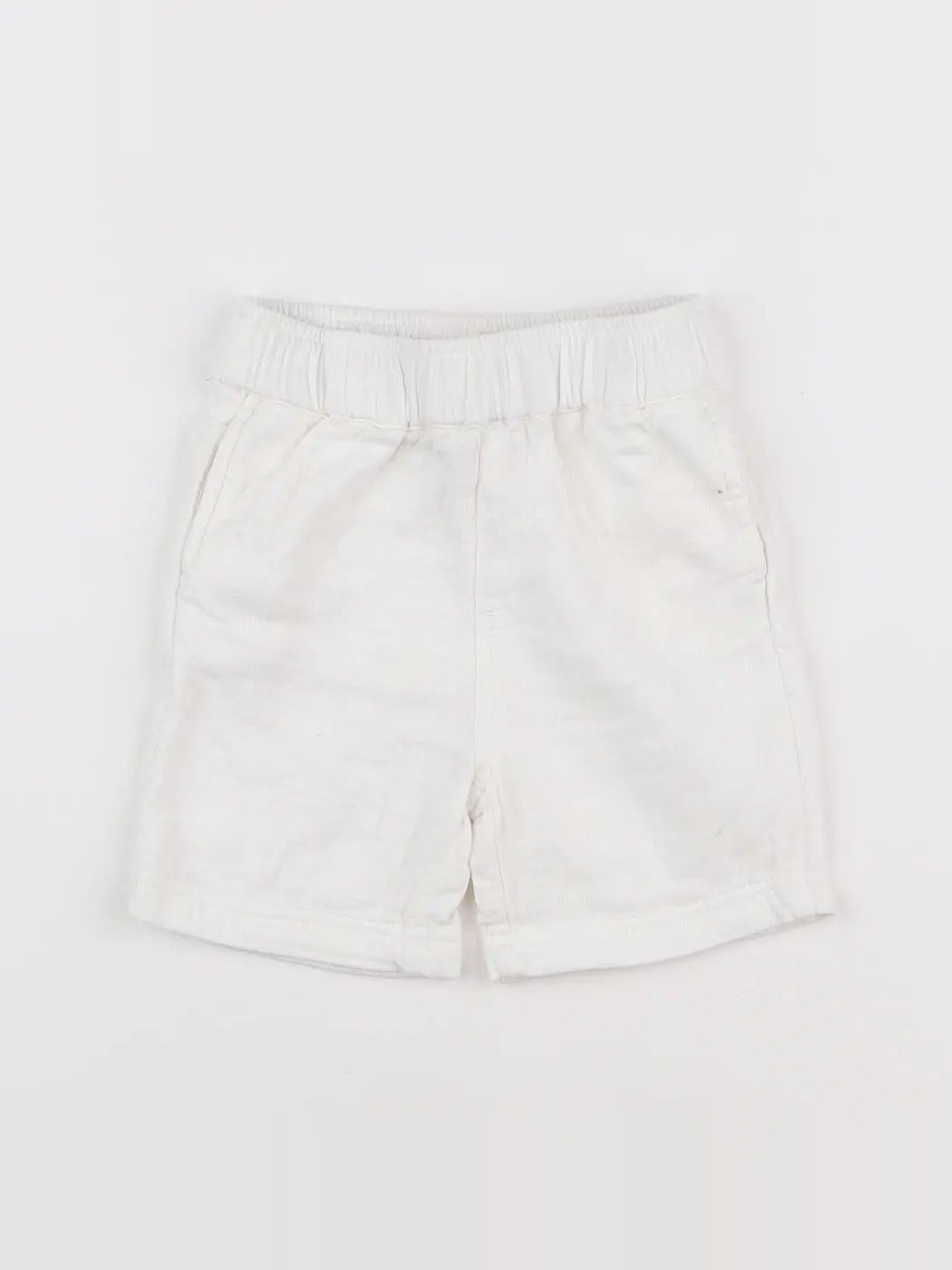 Monoprix - short blanc - 12 mois