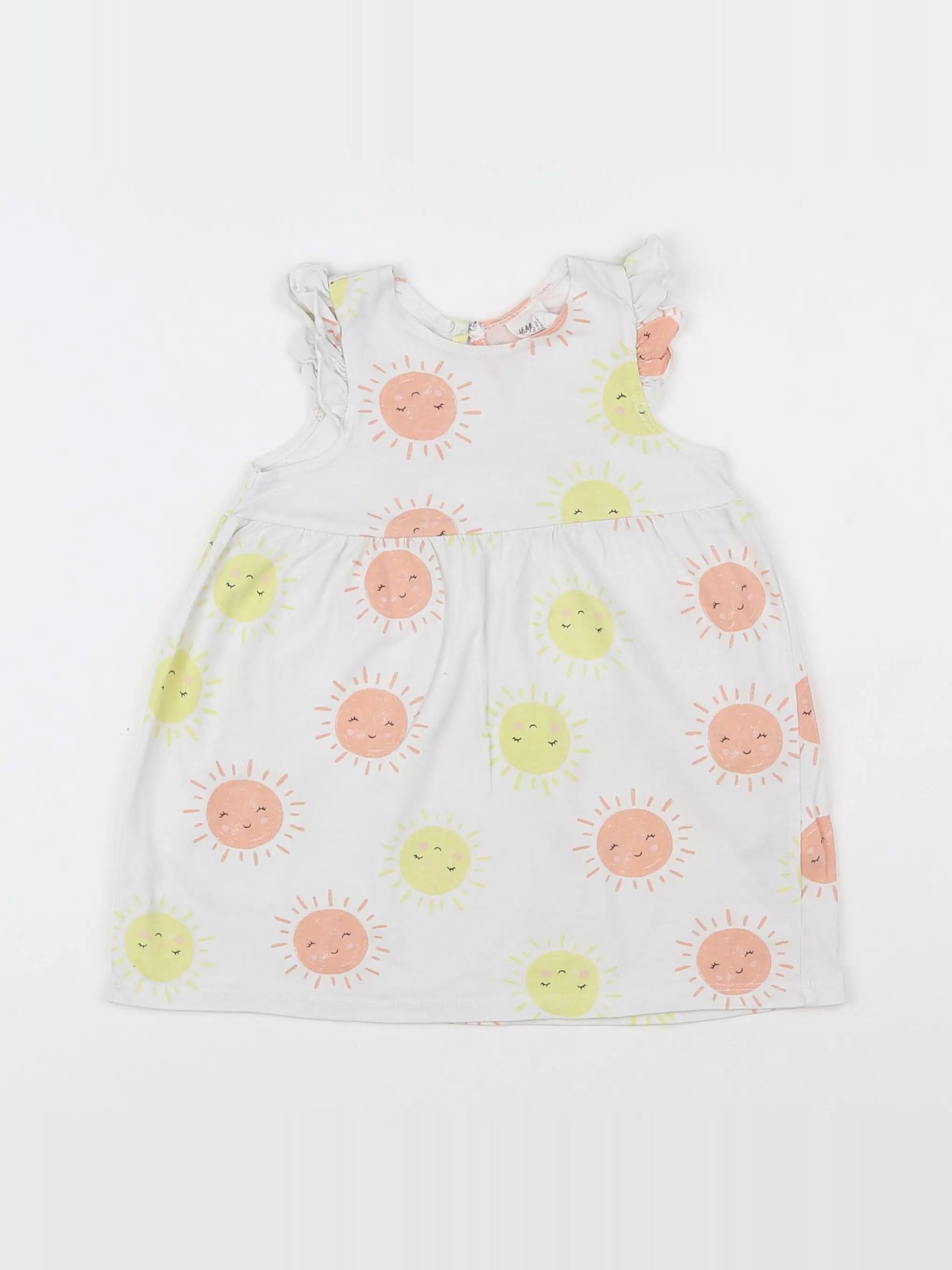 H&M - robe beige - 9 mois