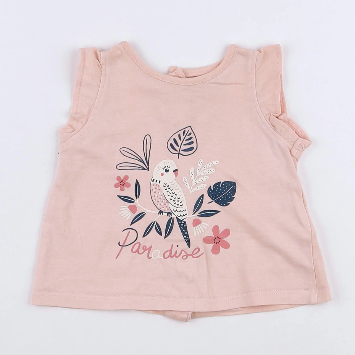 Vertbaudet - tee-shirt rose - 3 mois
