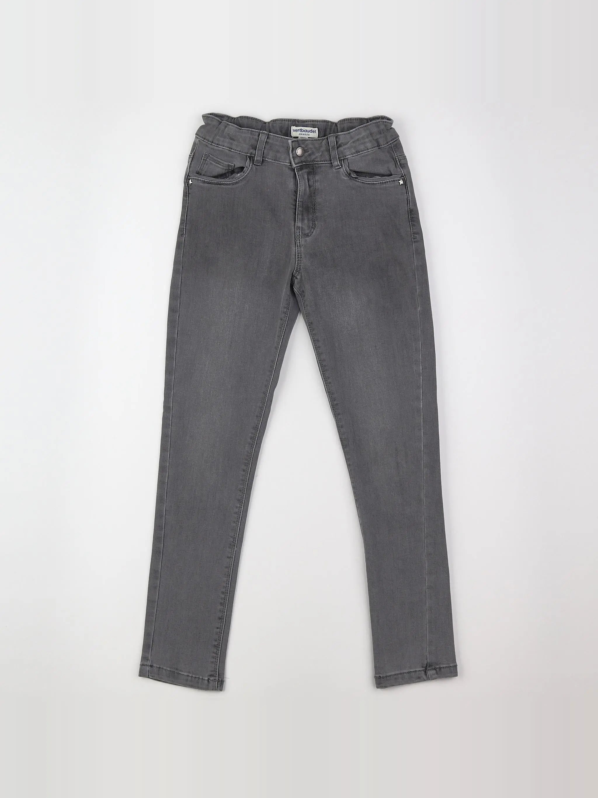 Vertbaudet - jean gris - 9 ans