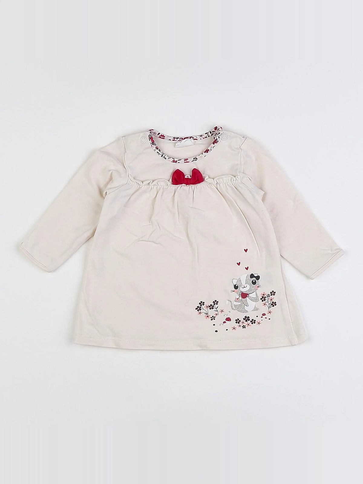 H&M - robe beige - 2-4mois