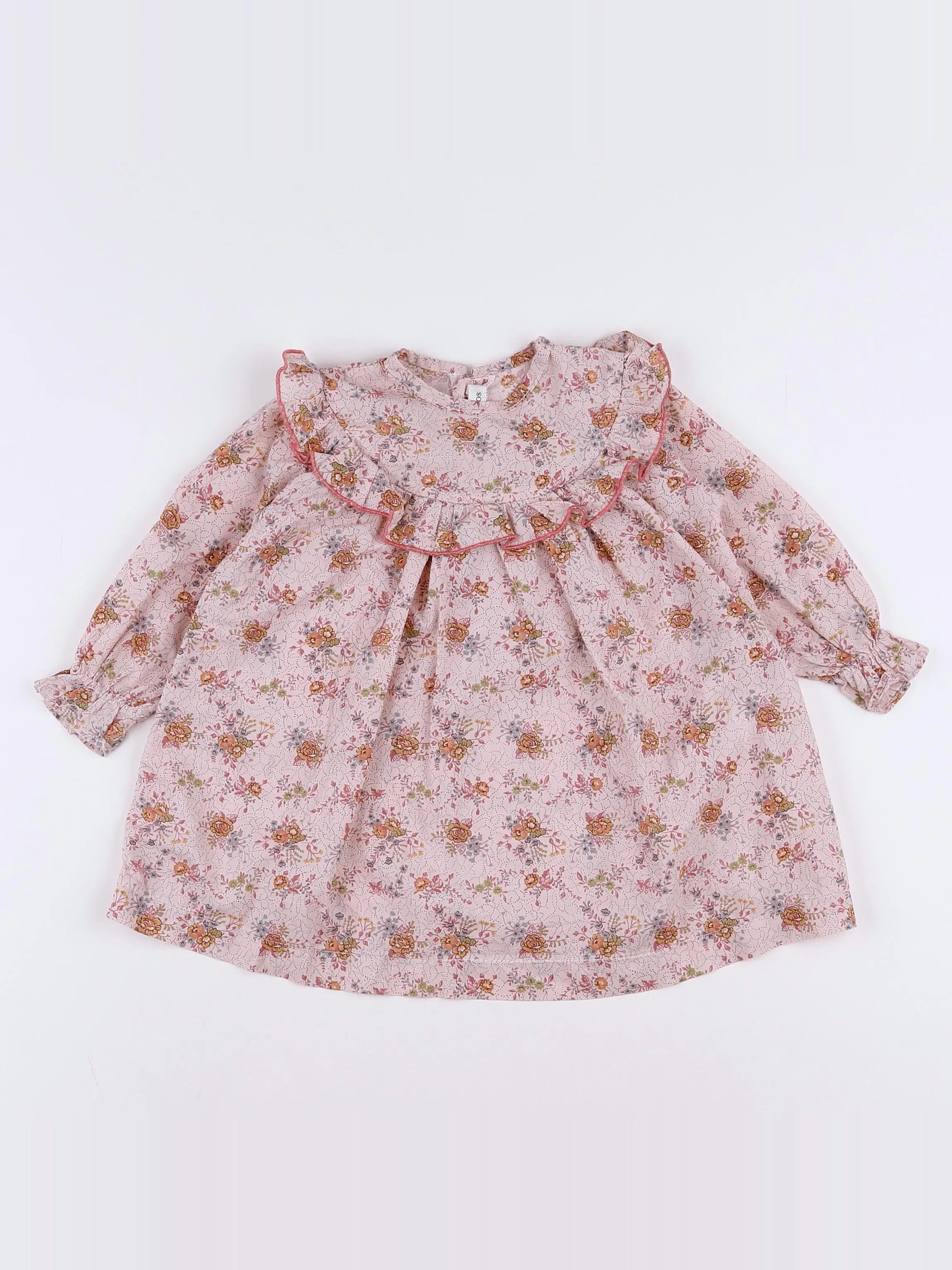 Lola Palacios - robe rose - 12 mois