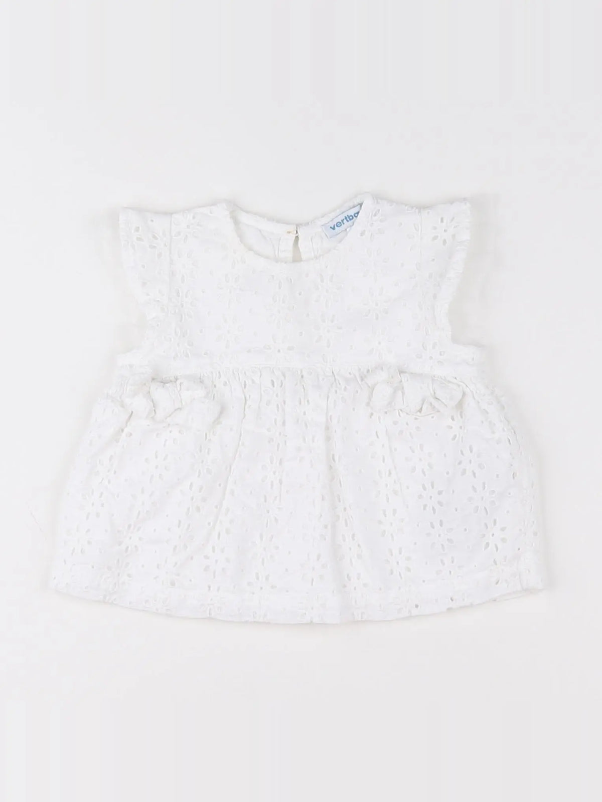 Vertbaudet - blouse blanc - 3 mois