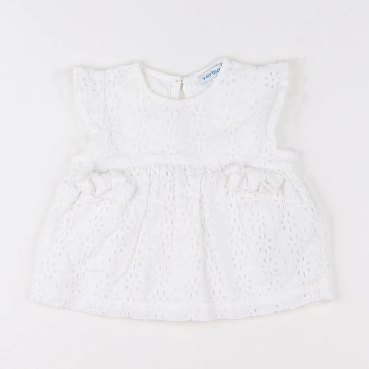 Vertbaudet - blouse blanc - 3 mois