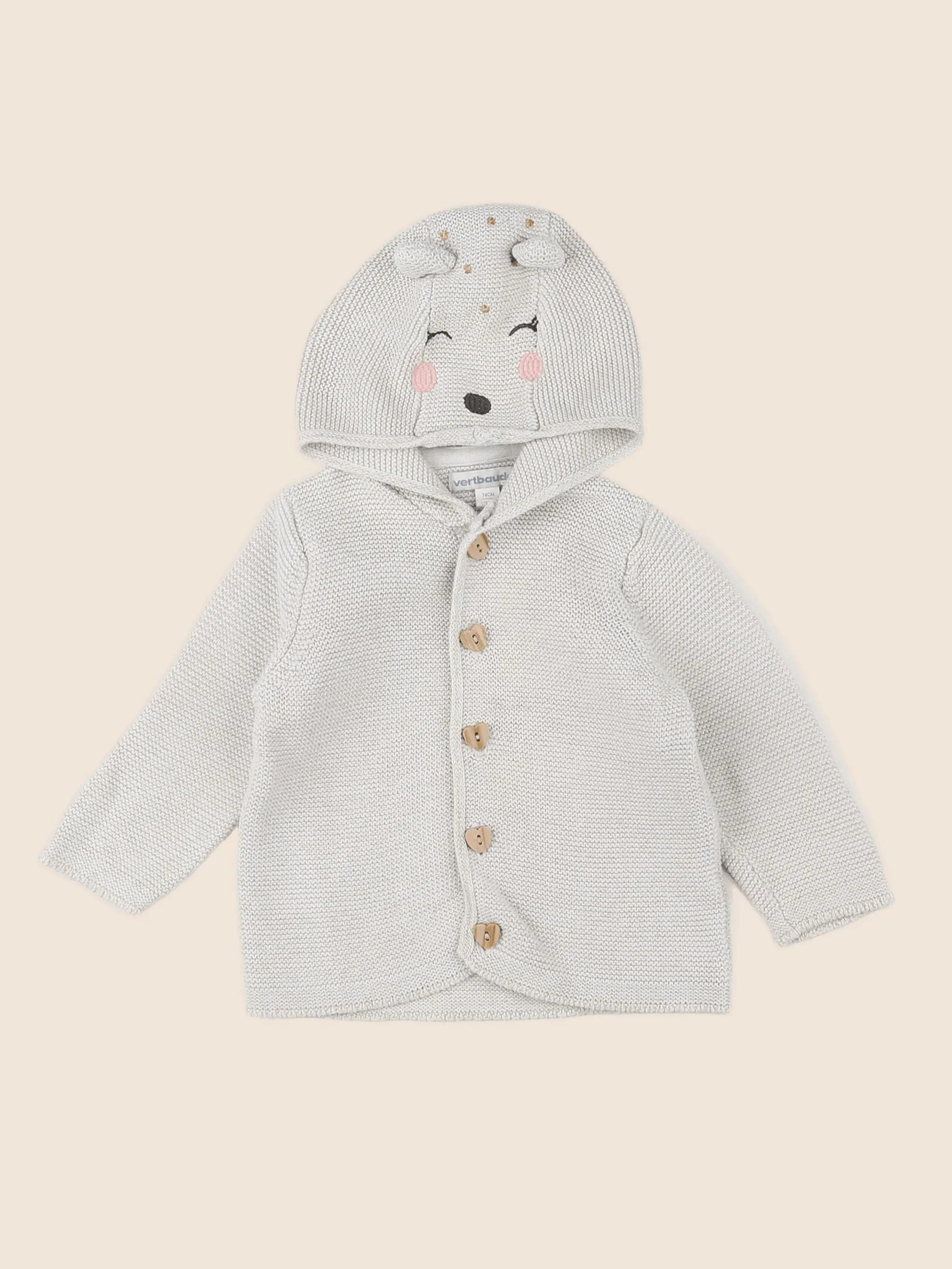 Vertbaudet - veste beige, or - 12 mois