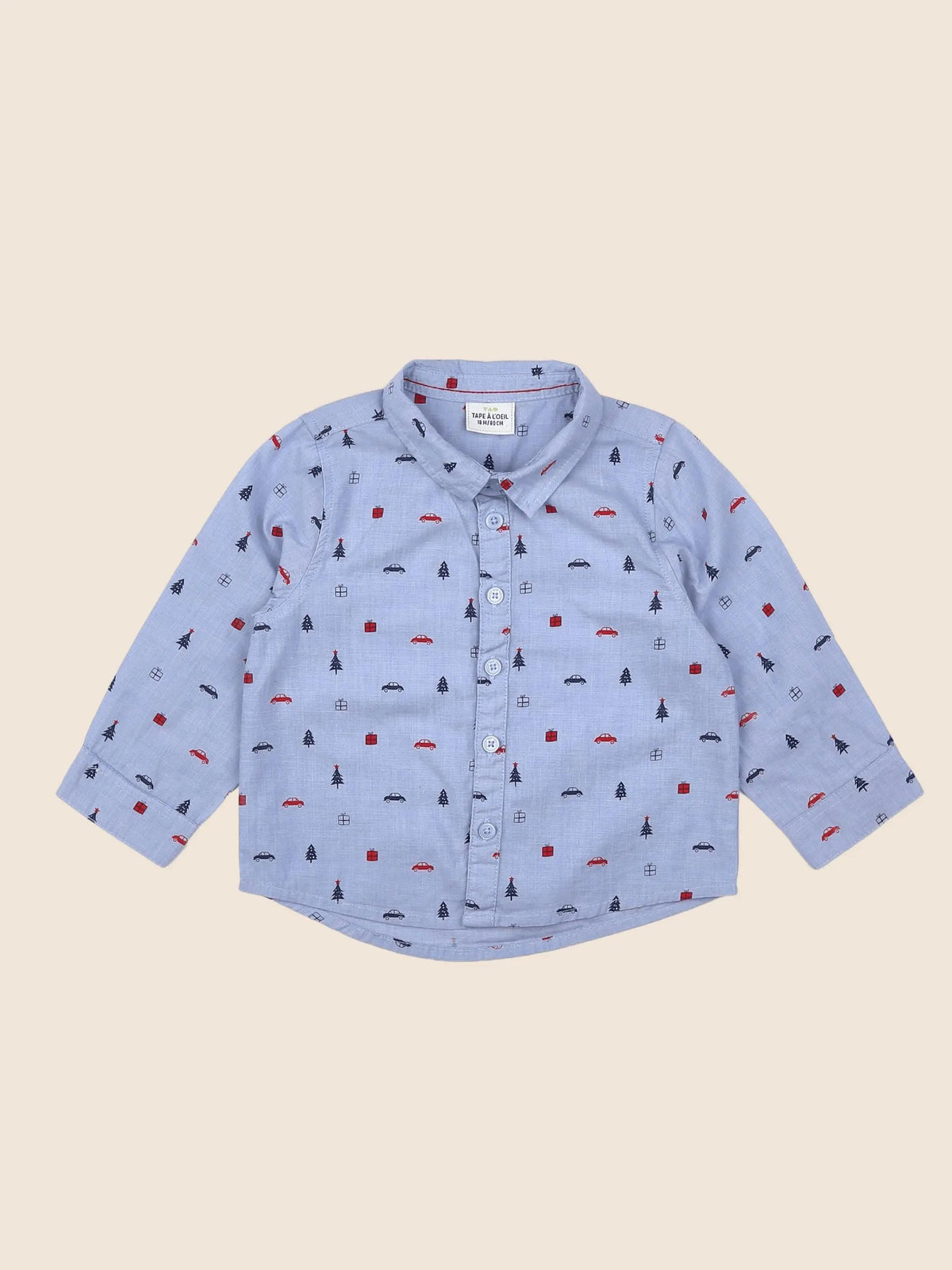 Tape à l'oeil - chemise bleu, multicolore - 18 mois