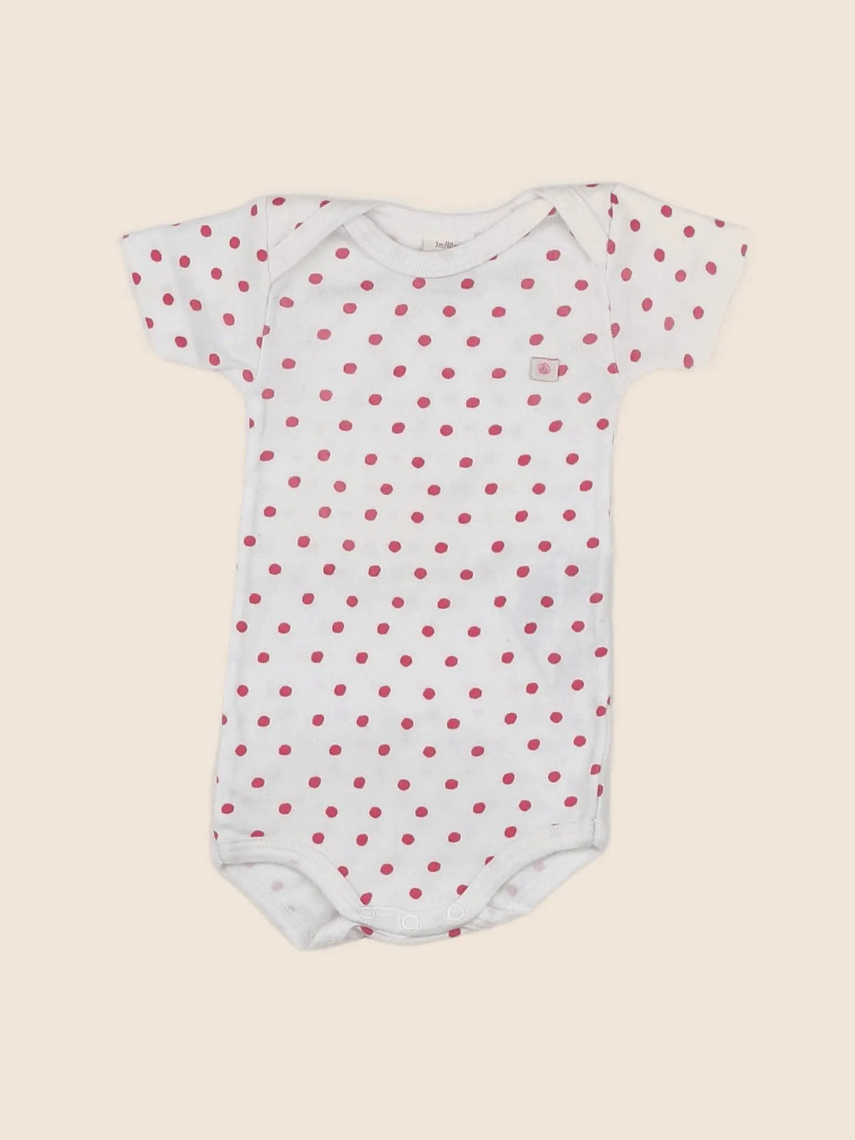 Petit Bateau - body rose - 3 mois