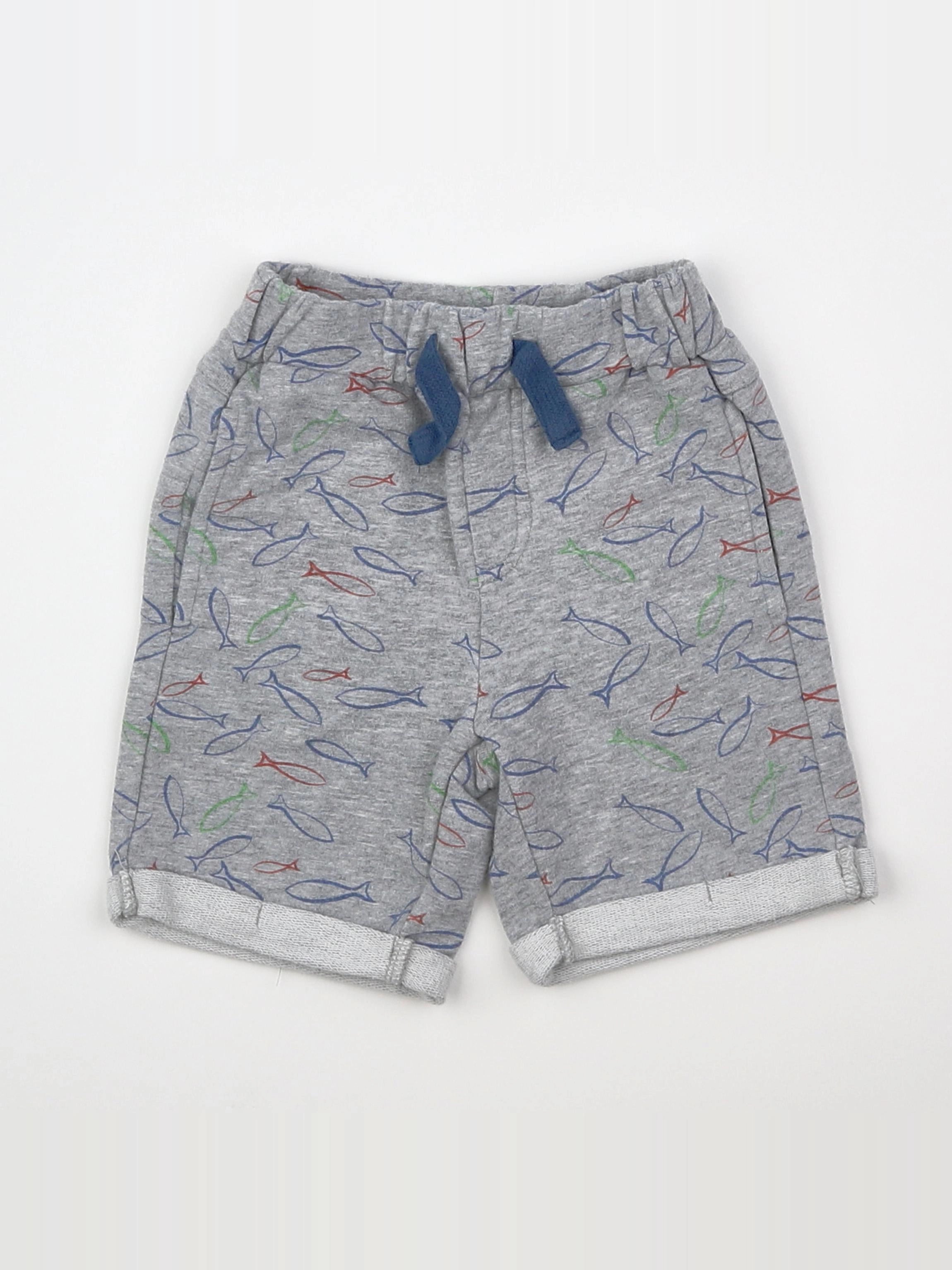 Noukie's - short gris - 9 mois
