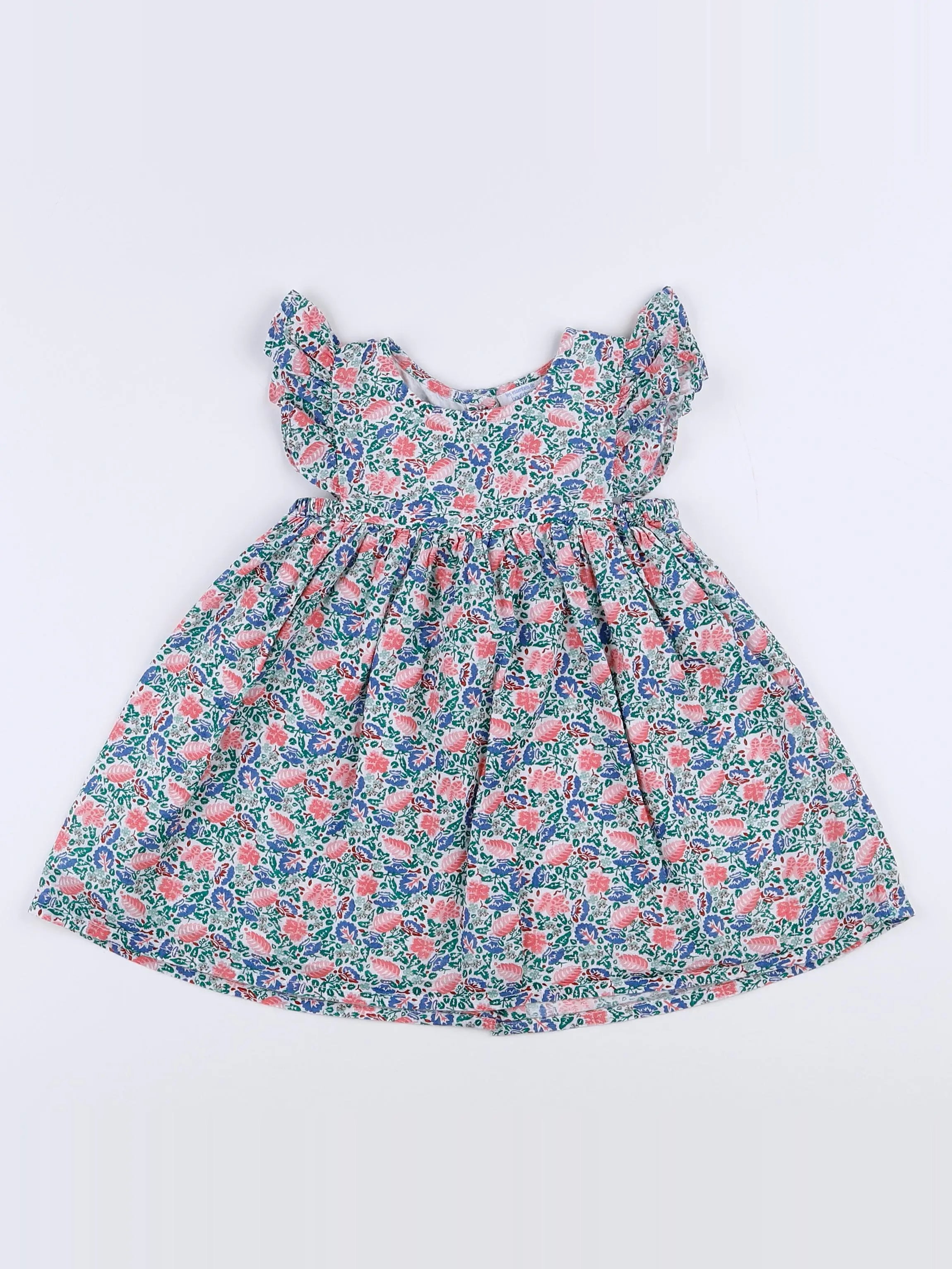 Boutchou - robe bleu - 12 mois