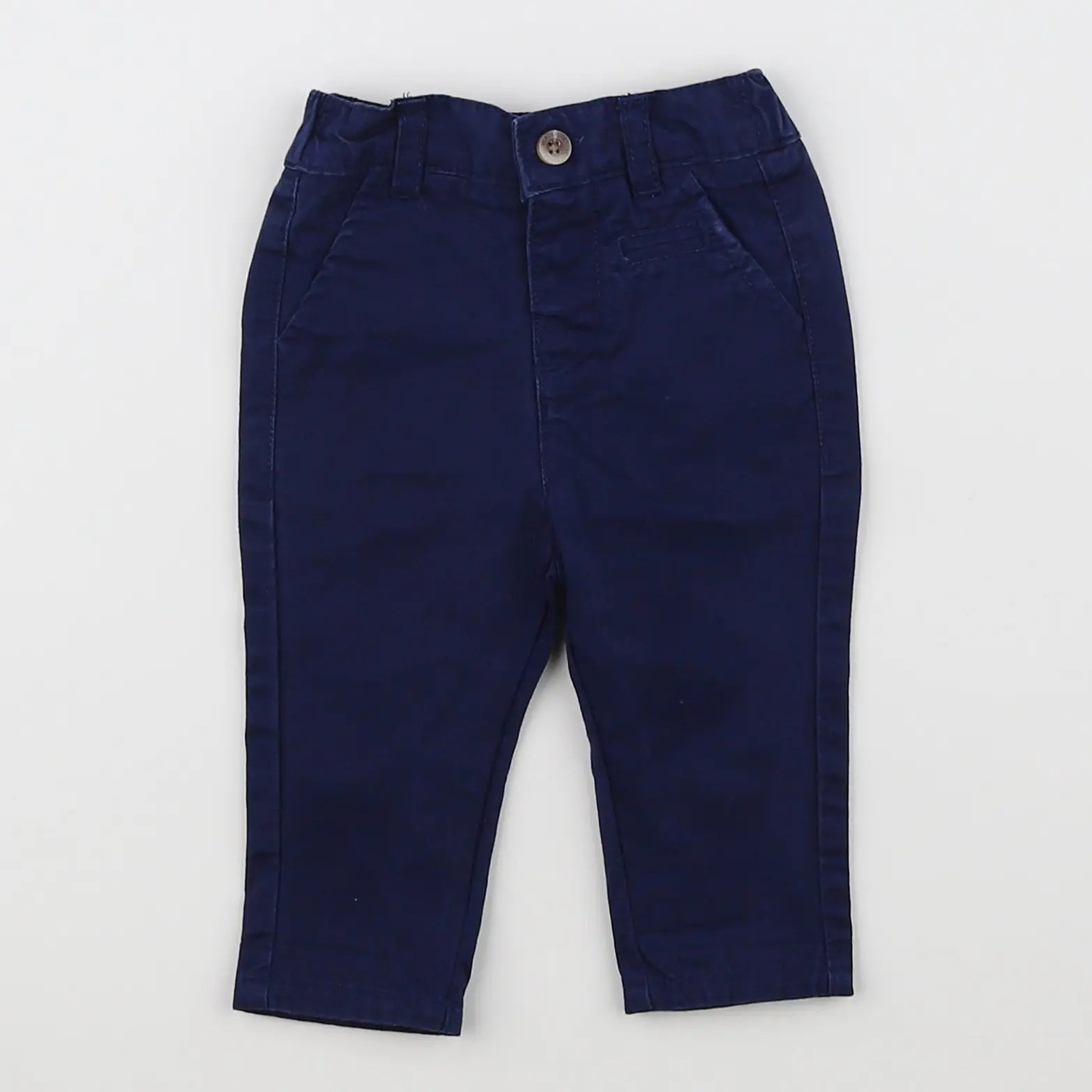 Vertbaudet - pantalon bleu - 3 mois