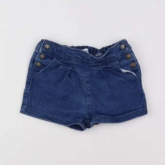 Vertbaudet - short bleu - 18 mois