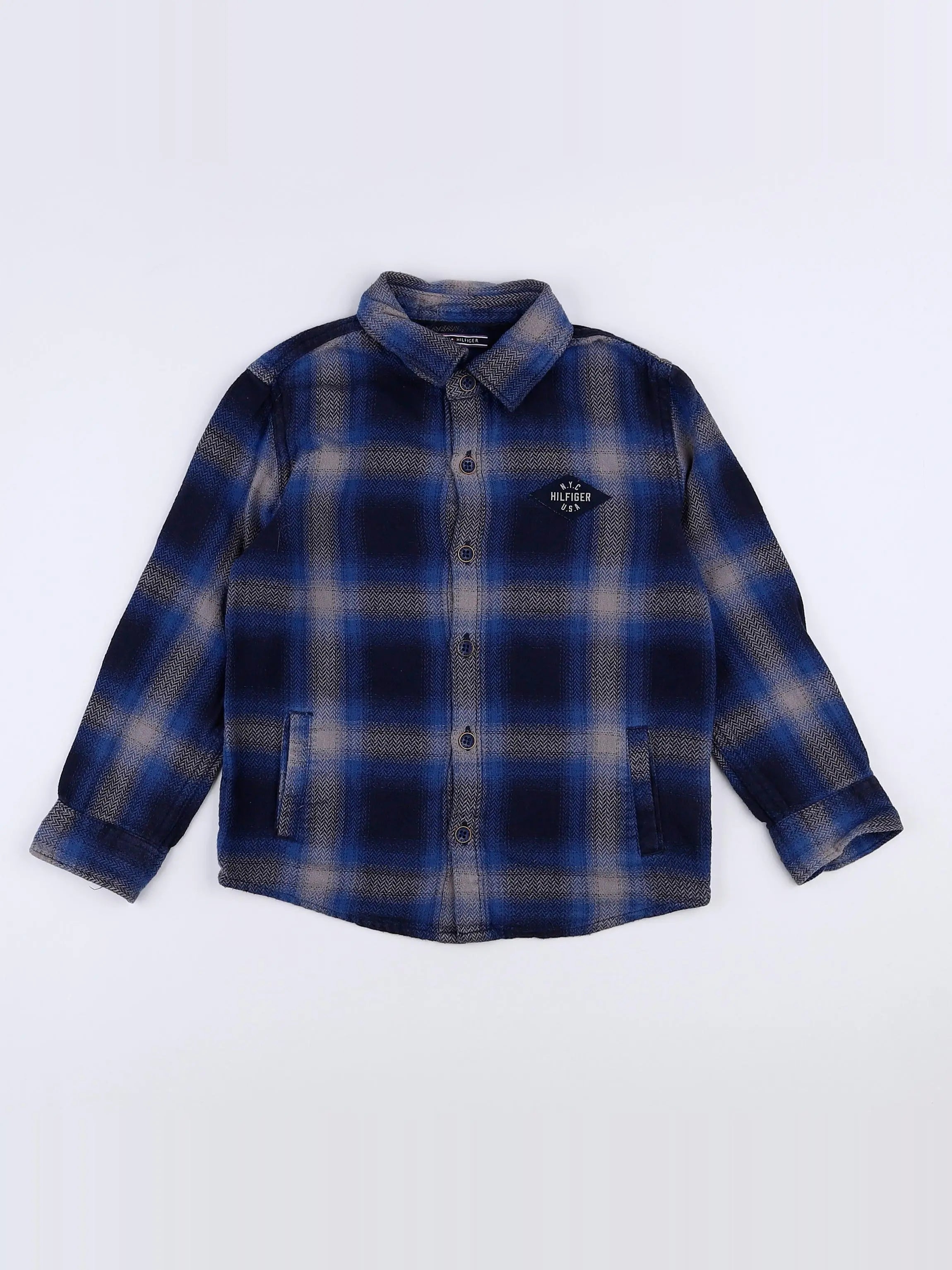 Tommy Hilfiger - chemise bleu - 5 ans