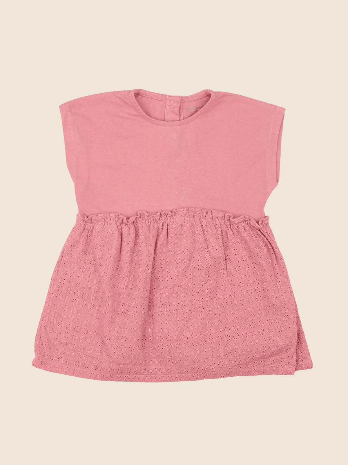 Vertbaudet - robe rose - 12 mois