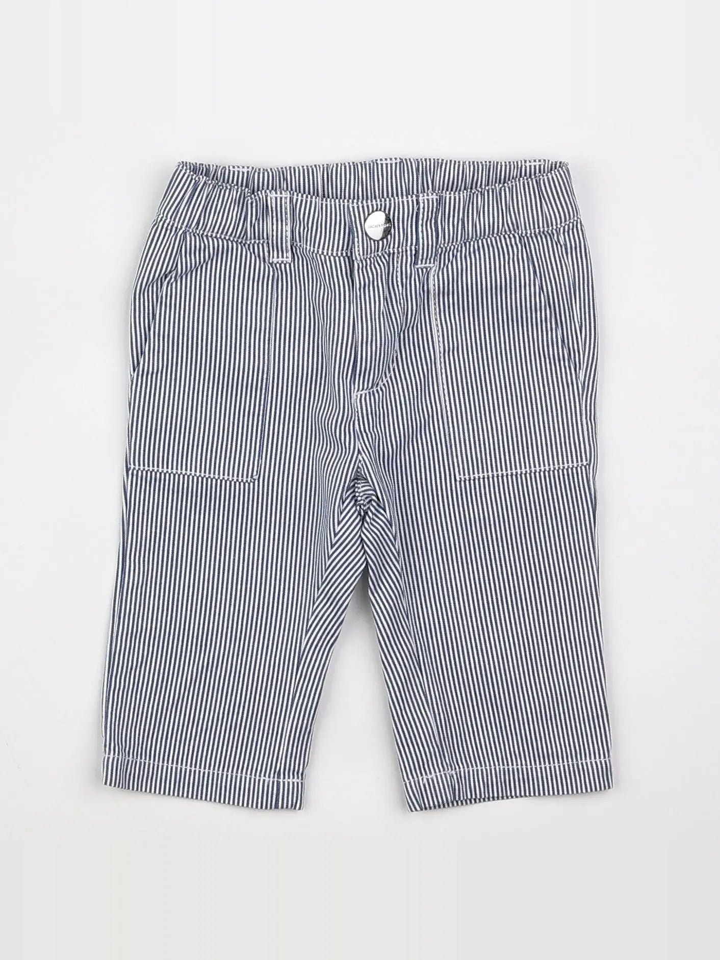 Jacadi - pantalon blanc, bleu - 6 mois