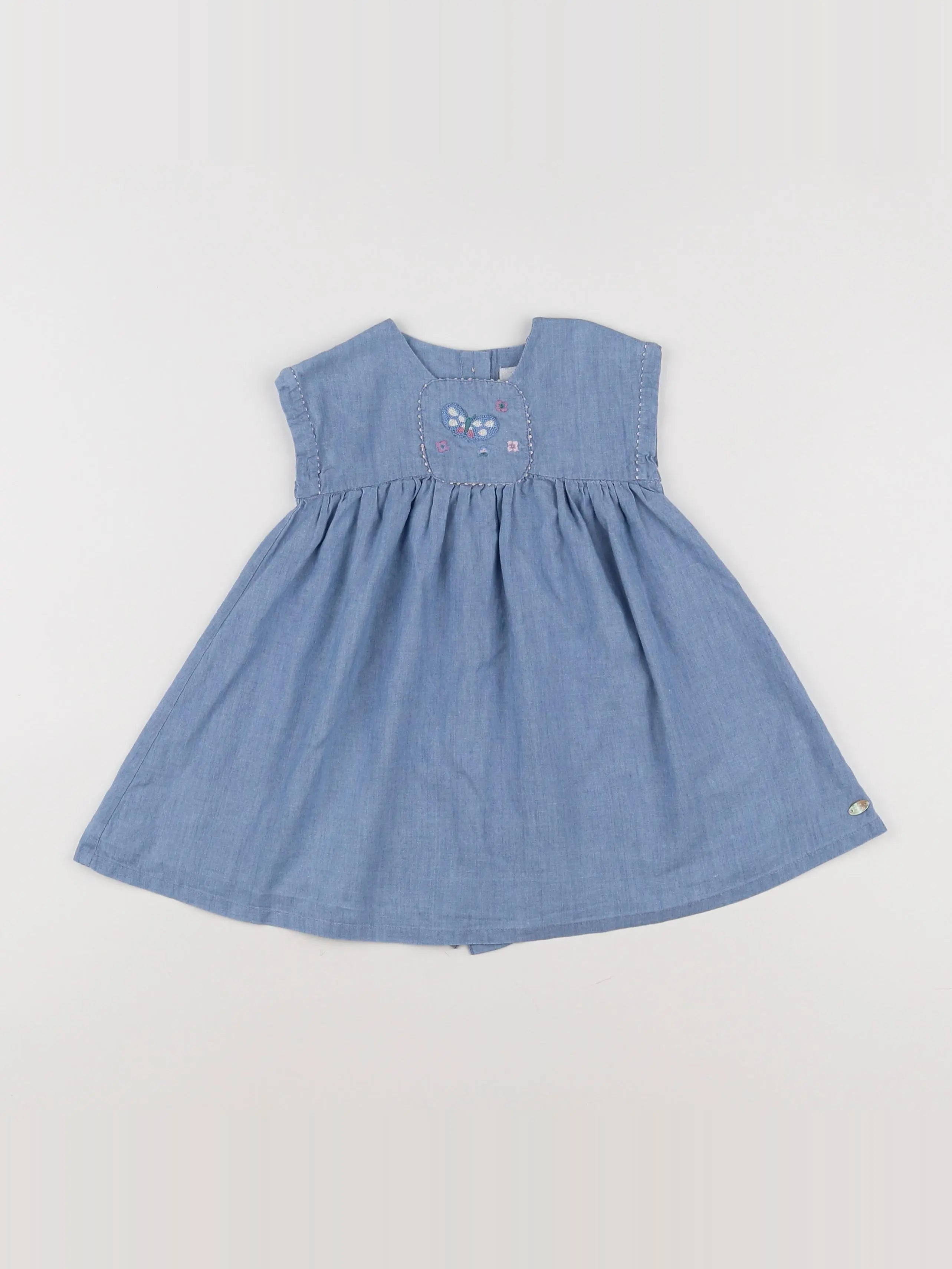 Cadet Rousselle - robe bleu - 18 mois