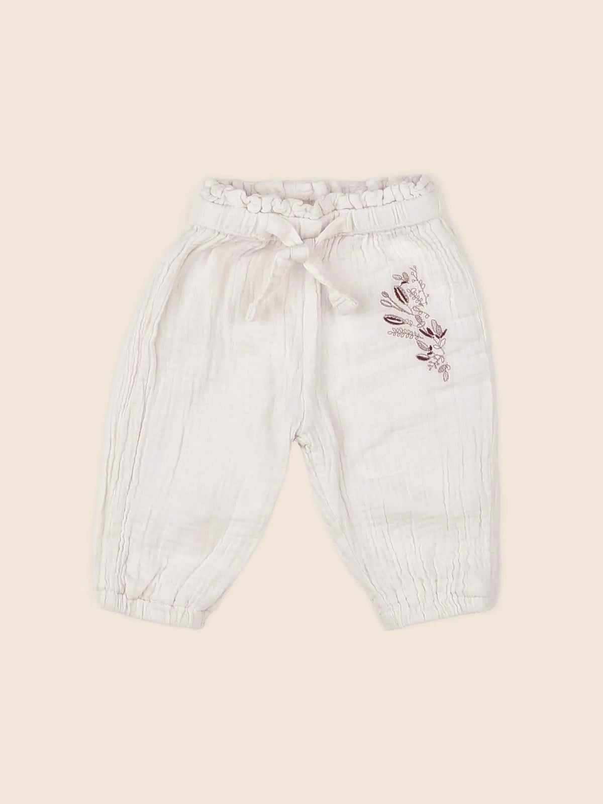 Vertbaudet - pantalon beige - 3 mois