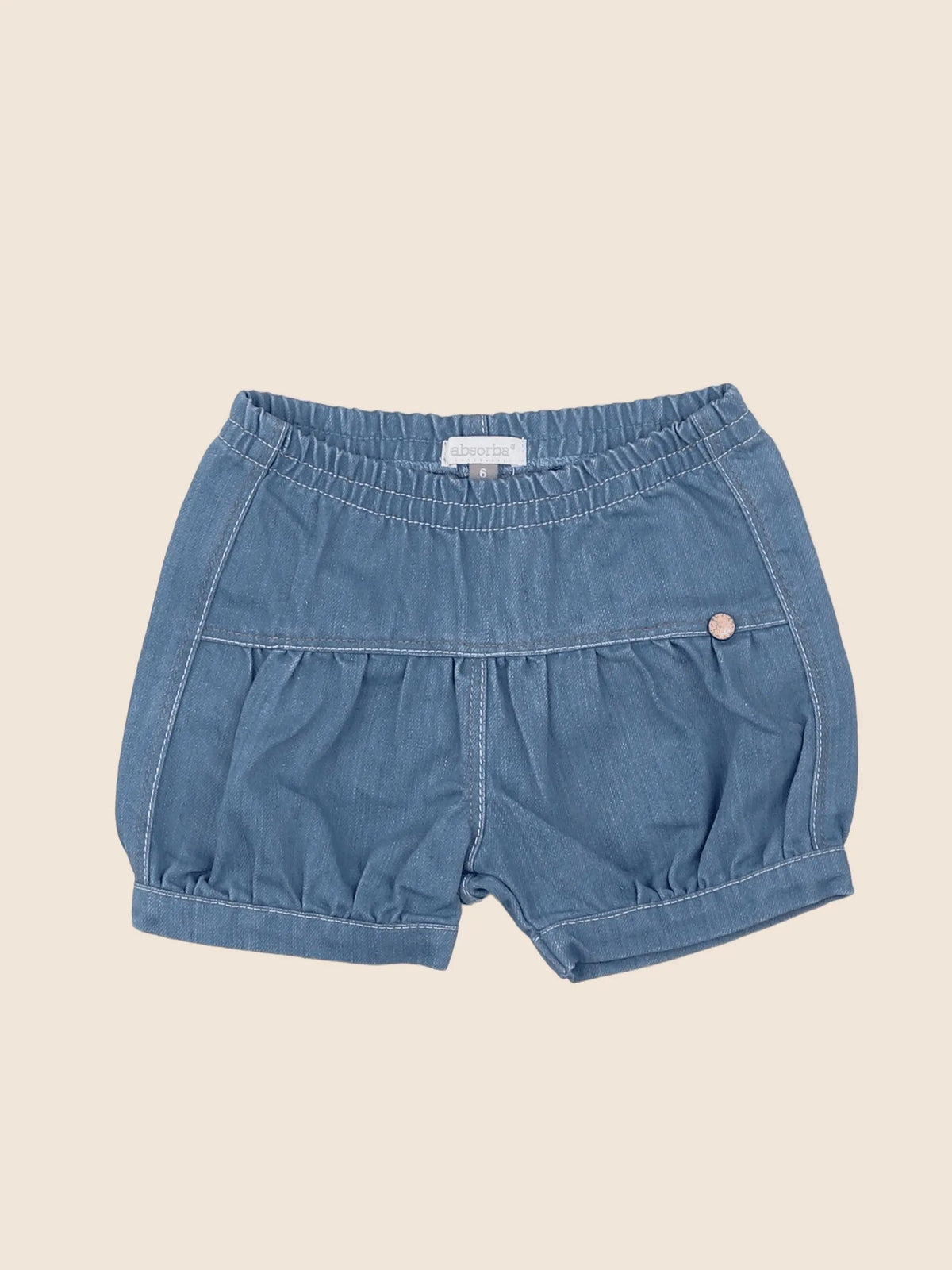 Absorba - short bleu - 6 mois