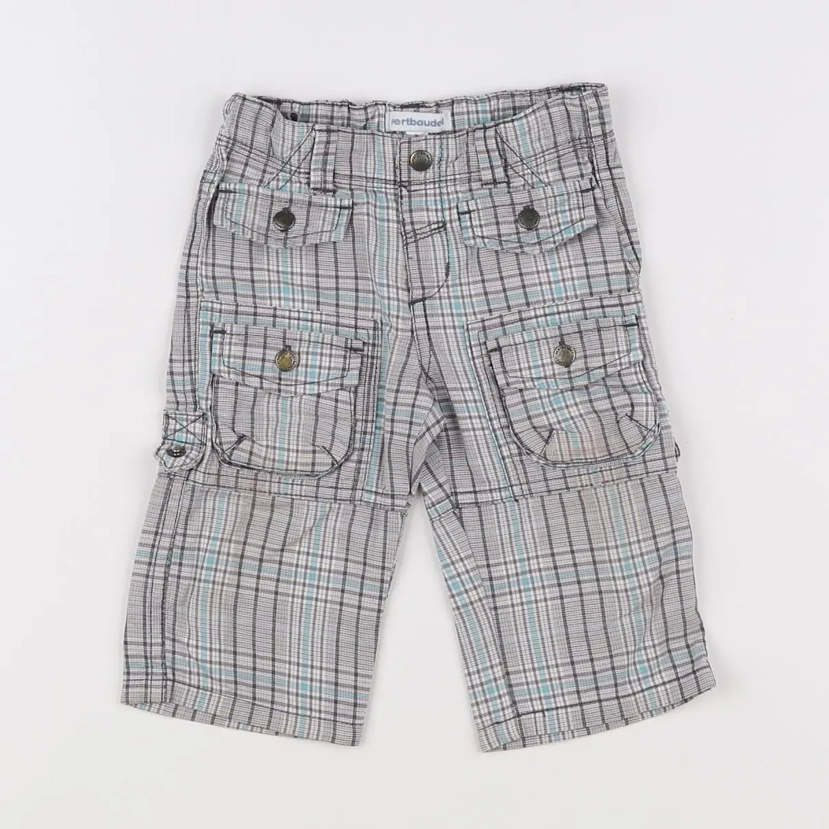 Vertbaudet - pantalon gris - 9 mois