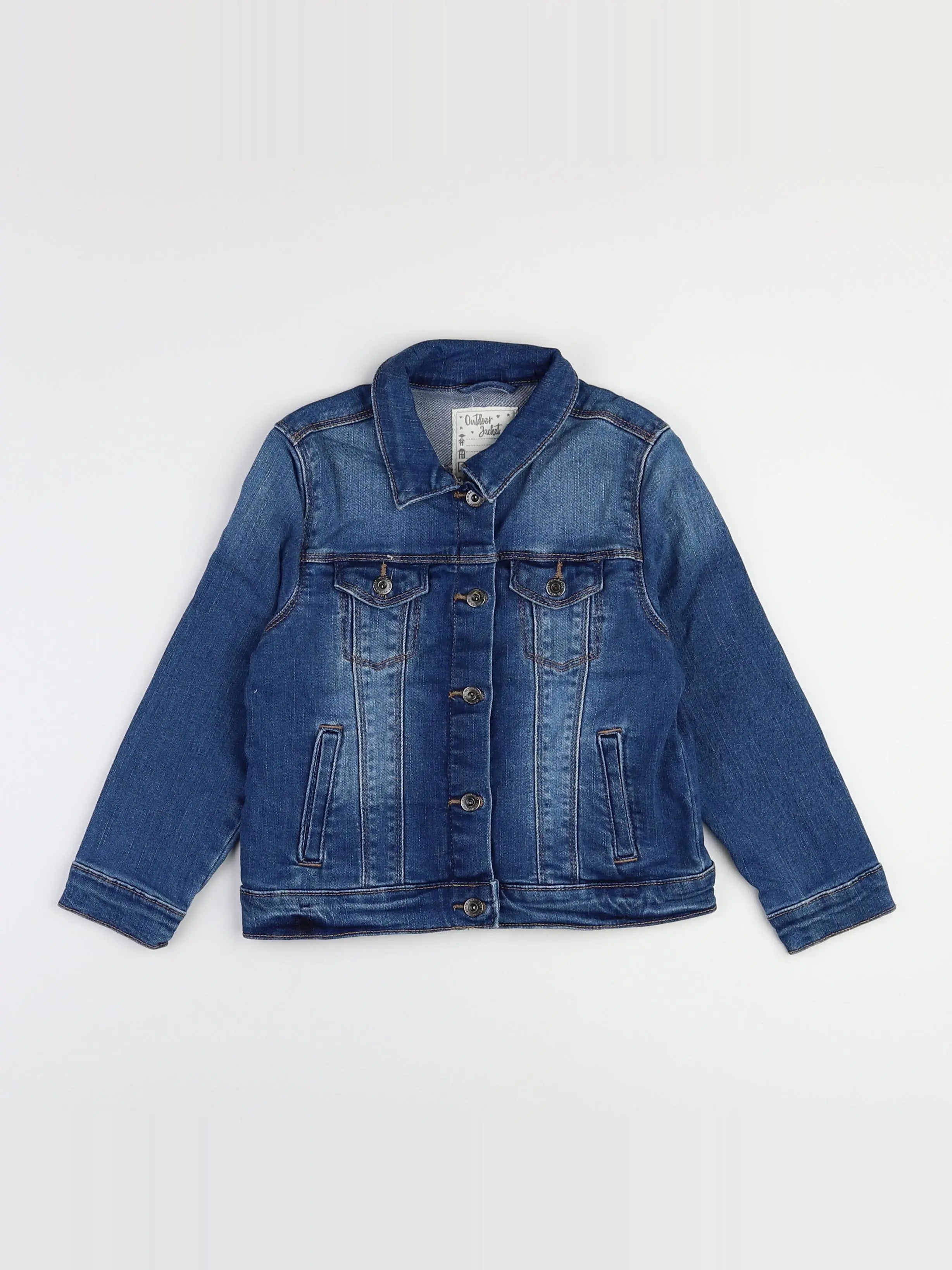 Vertbaudet - veste bleu - 6 ans